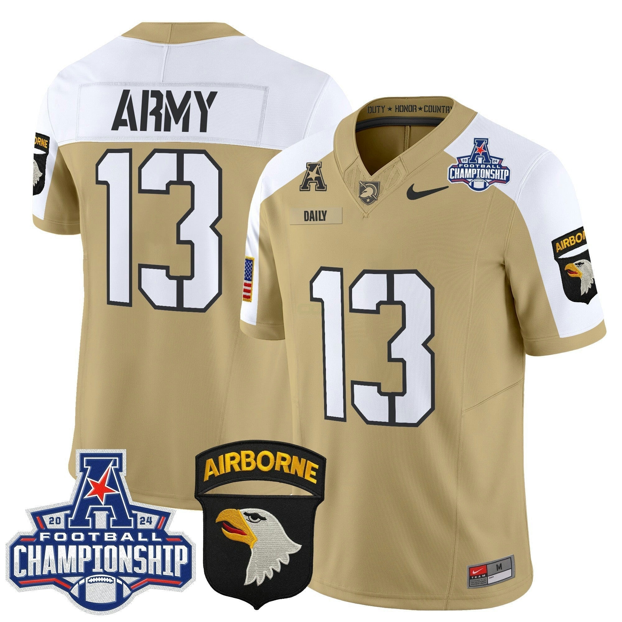Camisa NCAA 2024 American Athletic Conference Championship Patch Vapor Limited Jersey V2