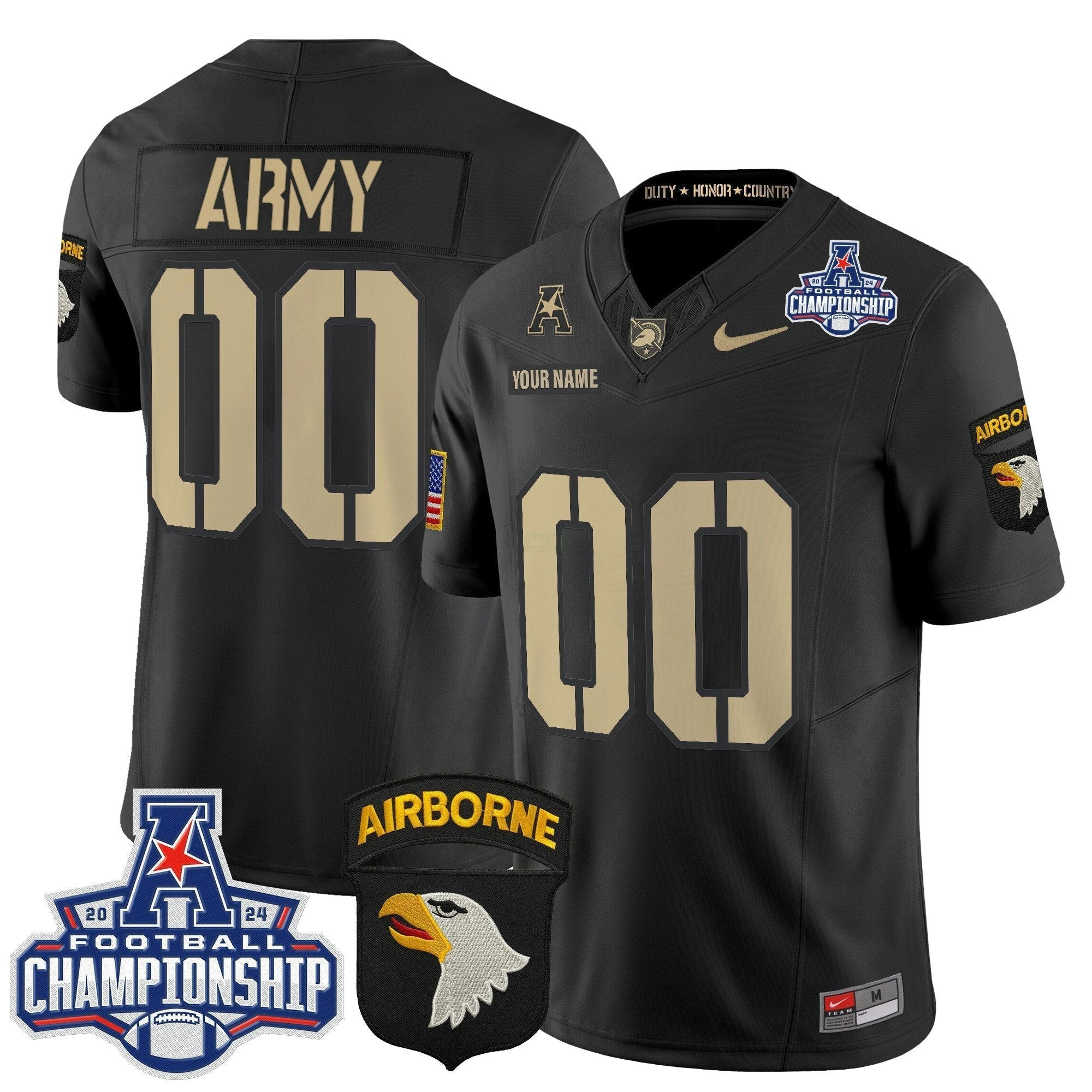 Camisa NCAA 2024 American Athletic Conference Championship Patch Vapor Limited Jersey V2