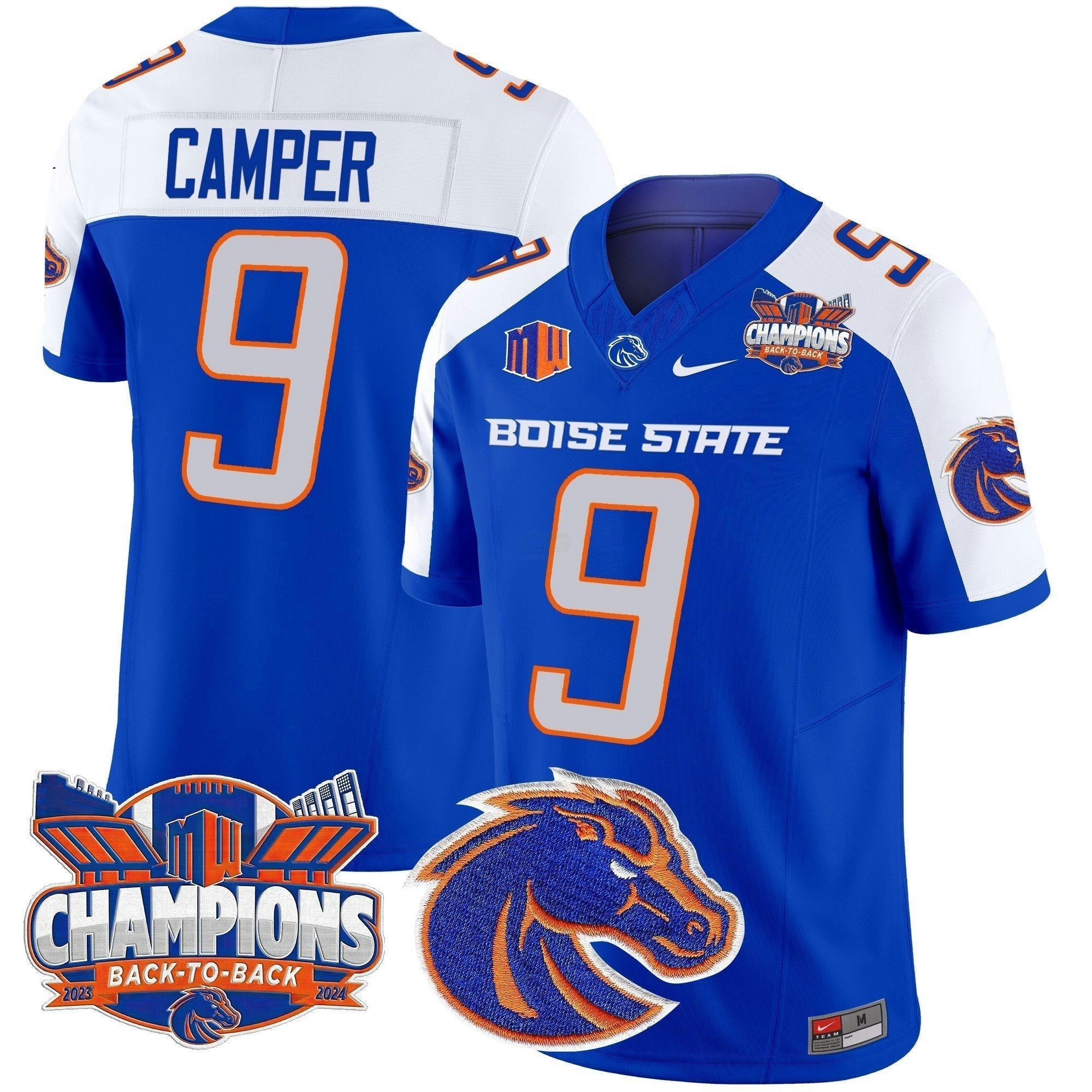 Camisa NCAA 2024 Back To Back Champions Vapor Limited Jersey