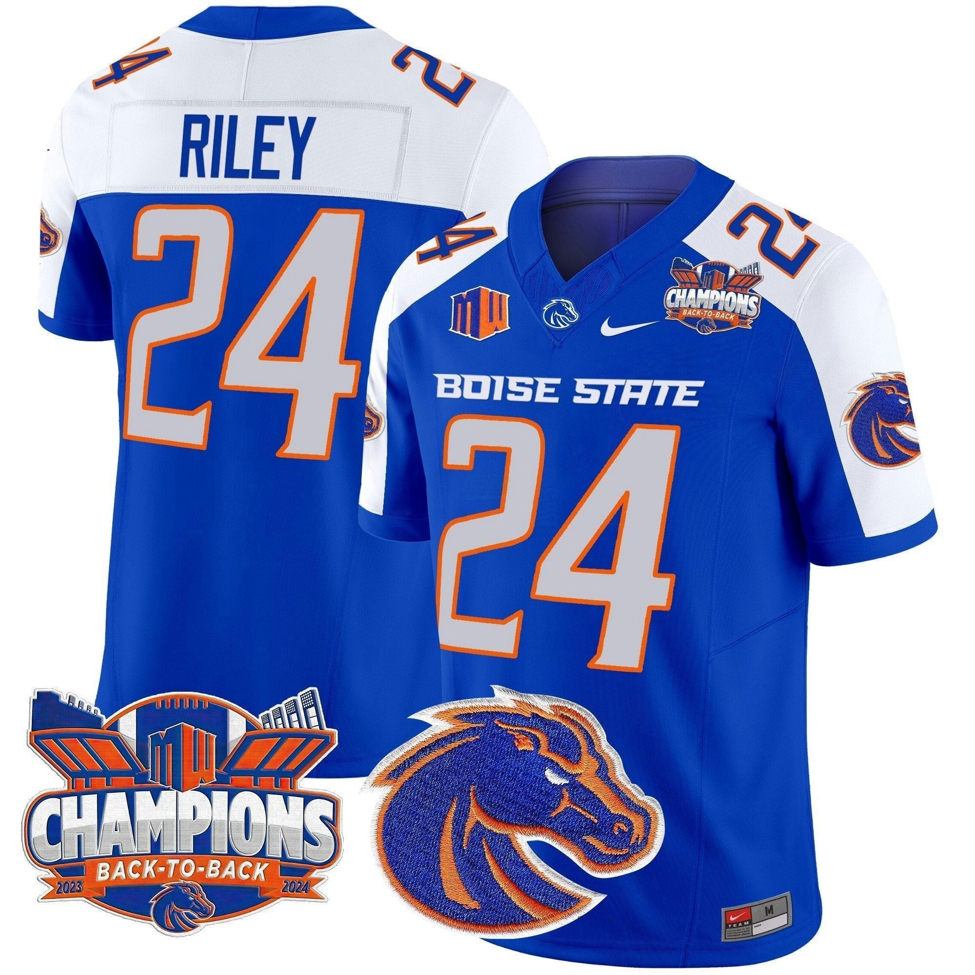 Camisa NCAA 2024 Back To Back Champions Vapor Limited Jersey