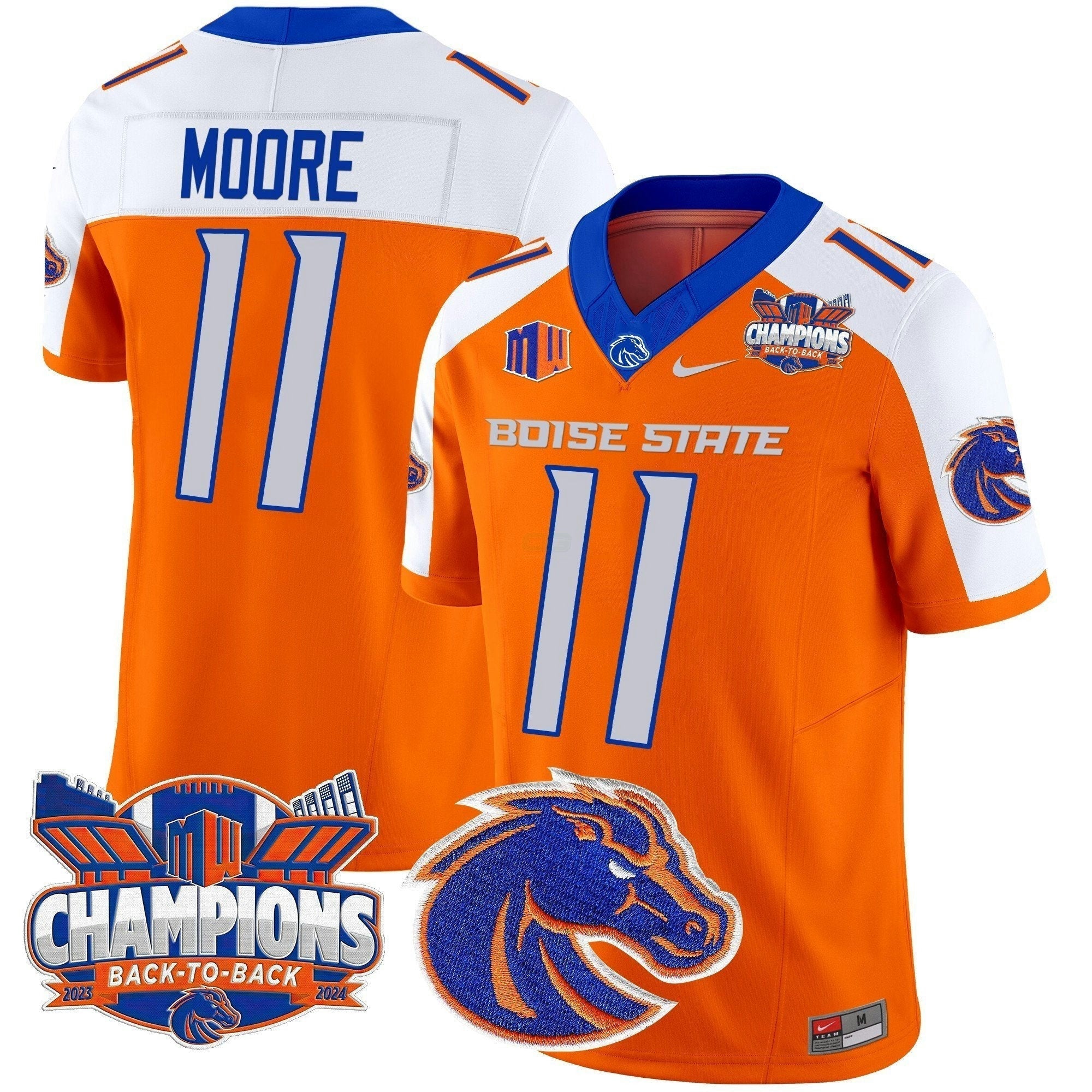 Camisa NCAA 2024 Back To Back Champions Vapor Limited Jersey