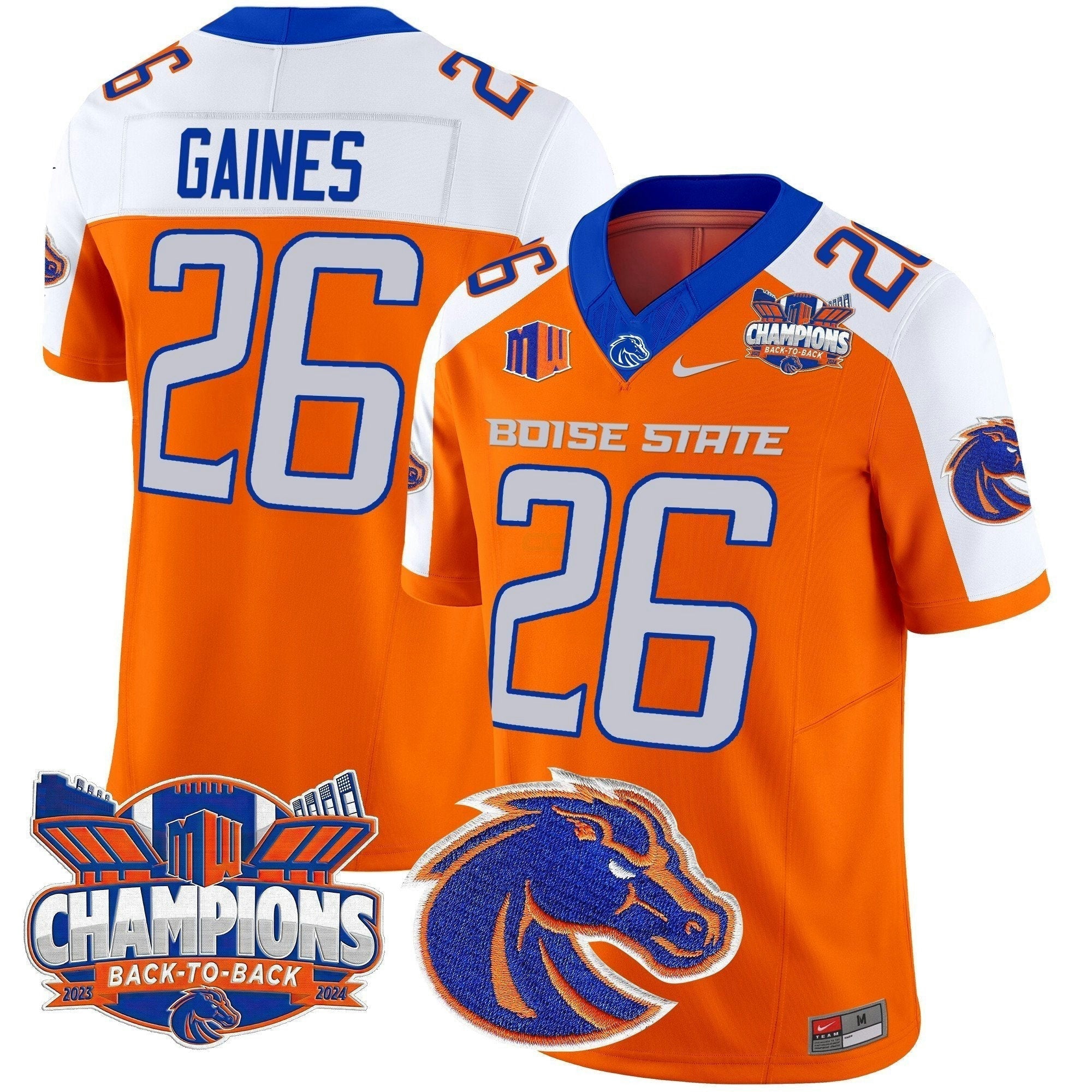 Camisa NCAA 2024 Back To Back Champions Vapor Limited Jersey