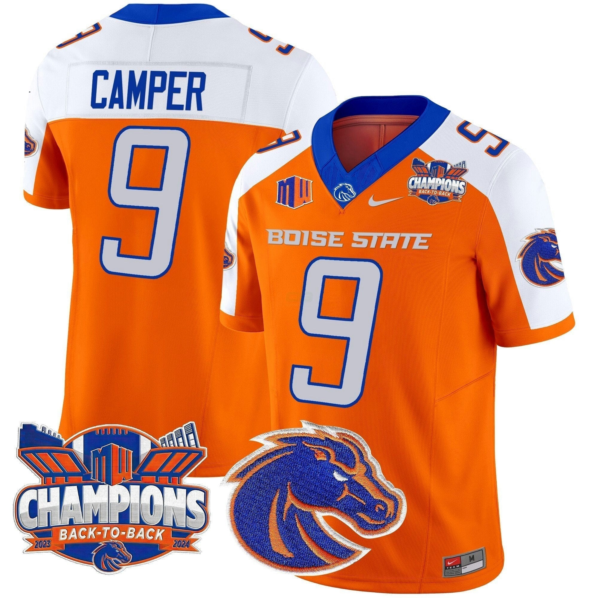 Camisa NCAA 2024 Back To Back Champions Vapor Limited Jersey
