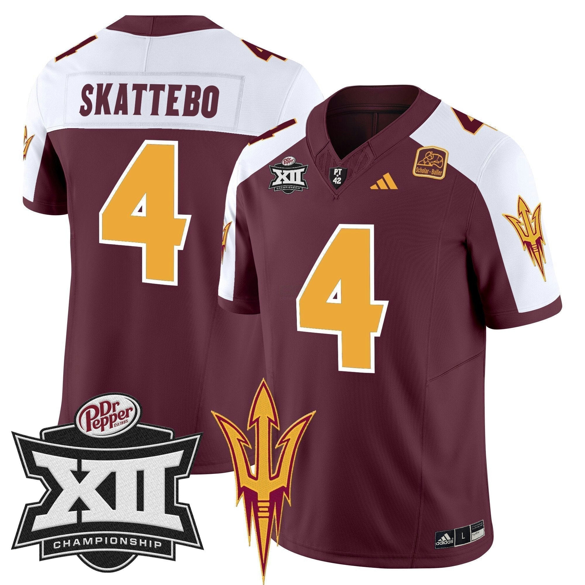 Camisa NCAA 2024 Big 12 Championship Patch Vapor Limited Jersey