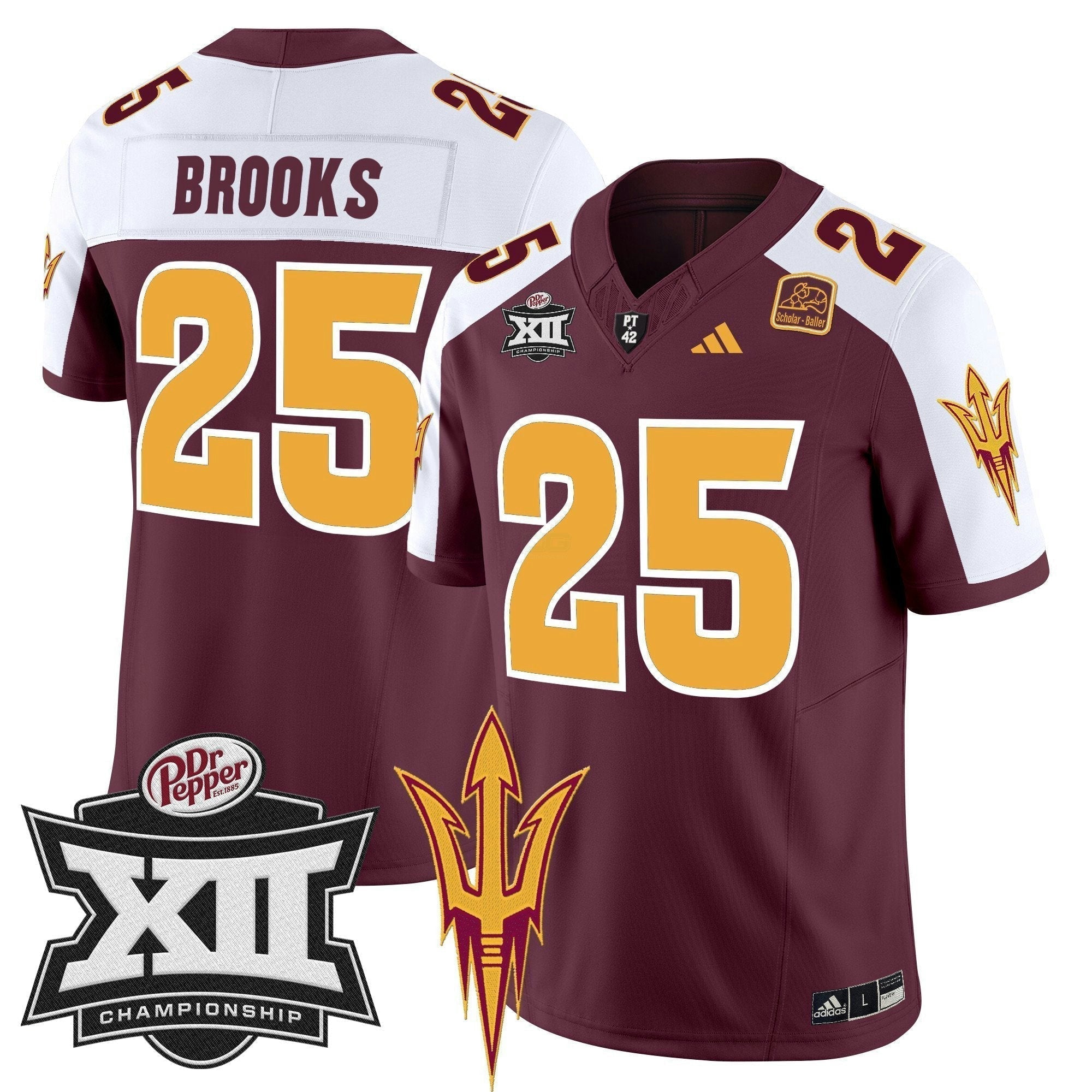 Camisa NCAA 2024 Big 12 Championship Patch Vapor Limited Jersey
