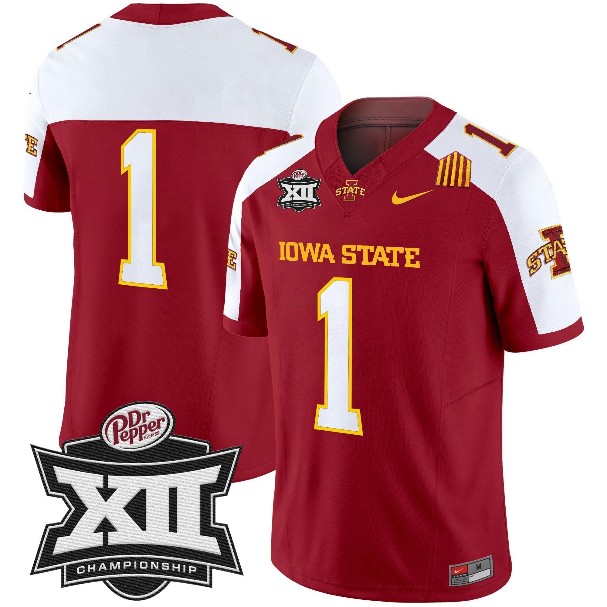 Camisa NCAA 2024 Big 12 Championship Patch Vapor Limited Jersey