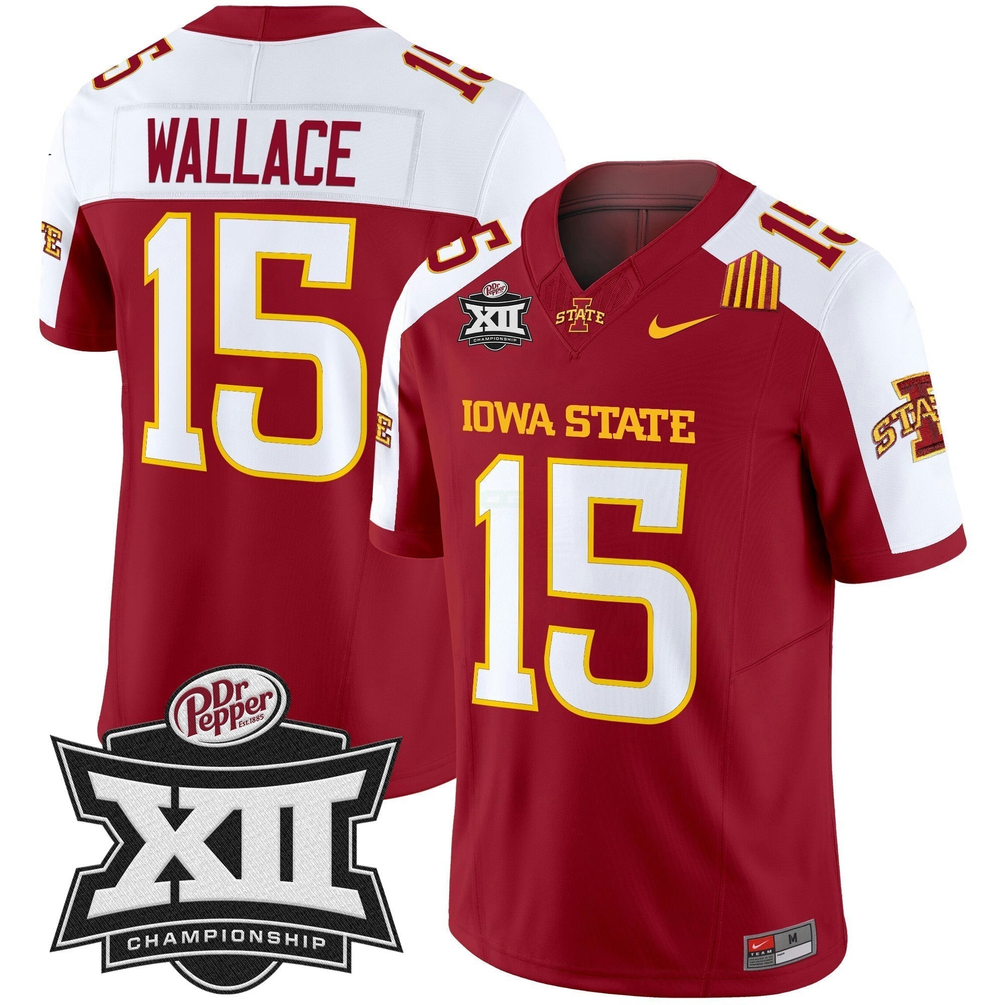 Camisa NCAA 2024 Big 12 Championship Patch Vapor Limited Jersey