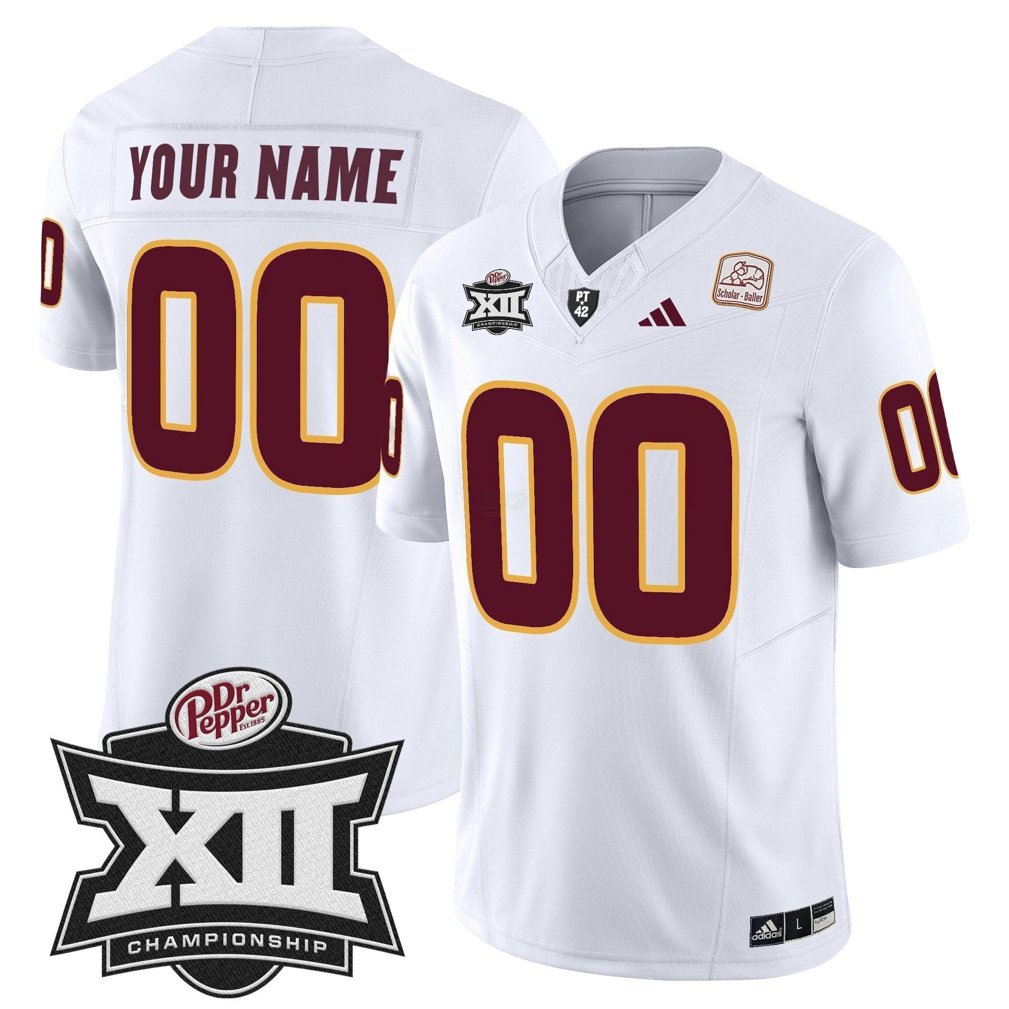 Camisa NCAA 2024 Big 12 Championship Patch Vapor Limited Jersey