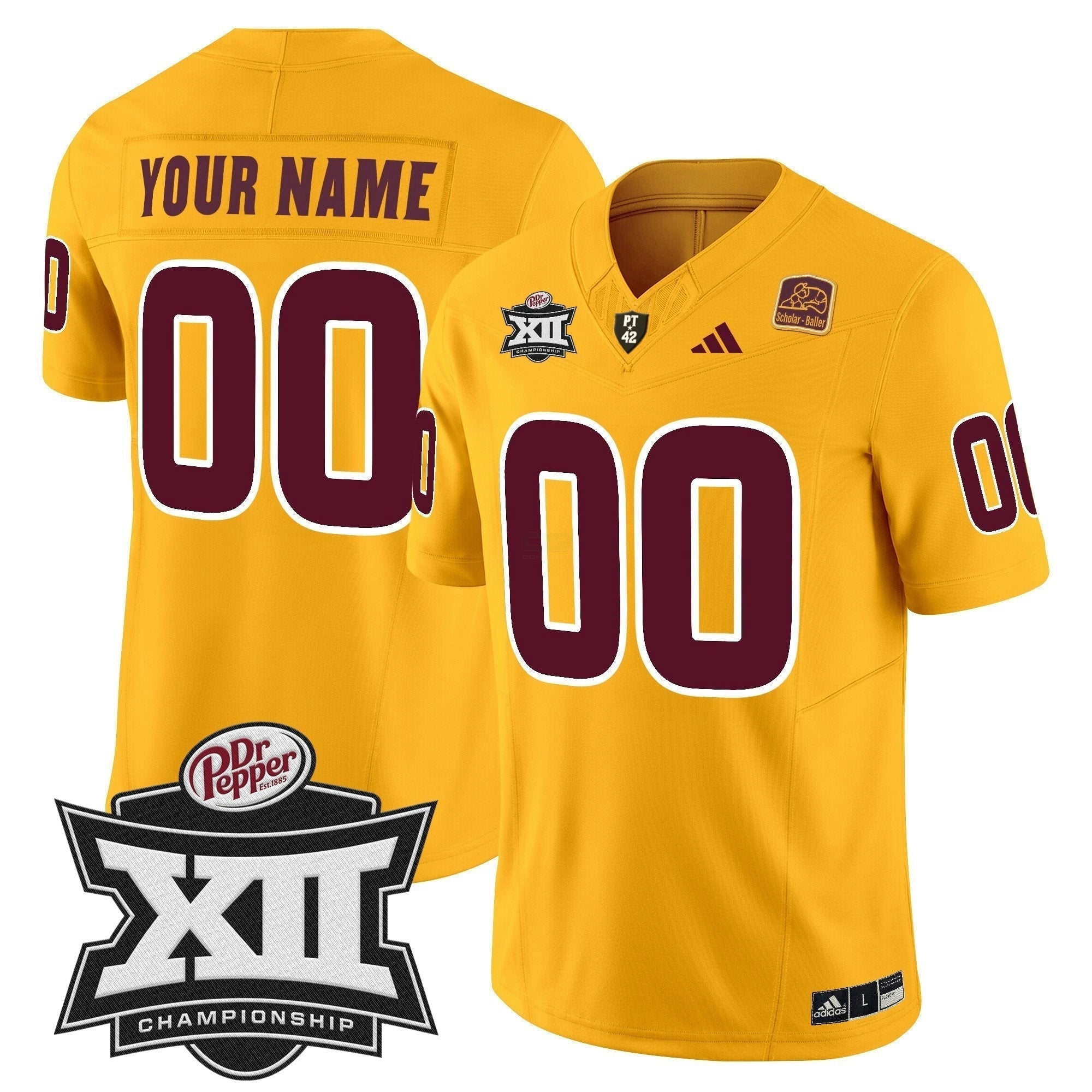 Camisa NCAA 2024 Big 12 Championship Patch Vapor Limited Jersey