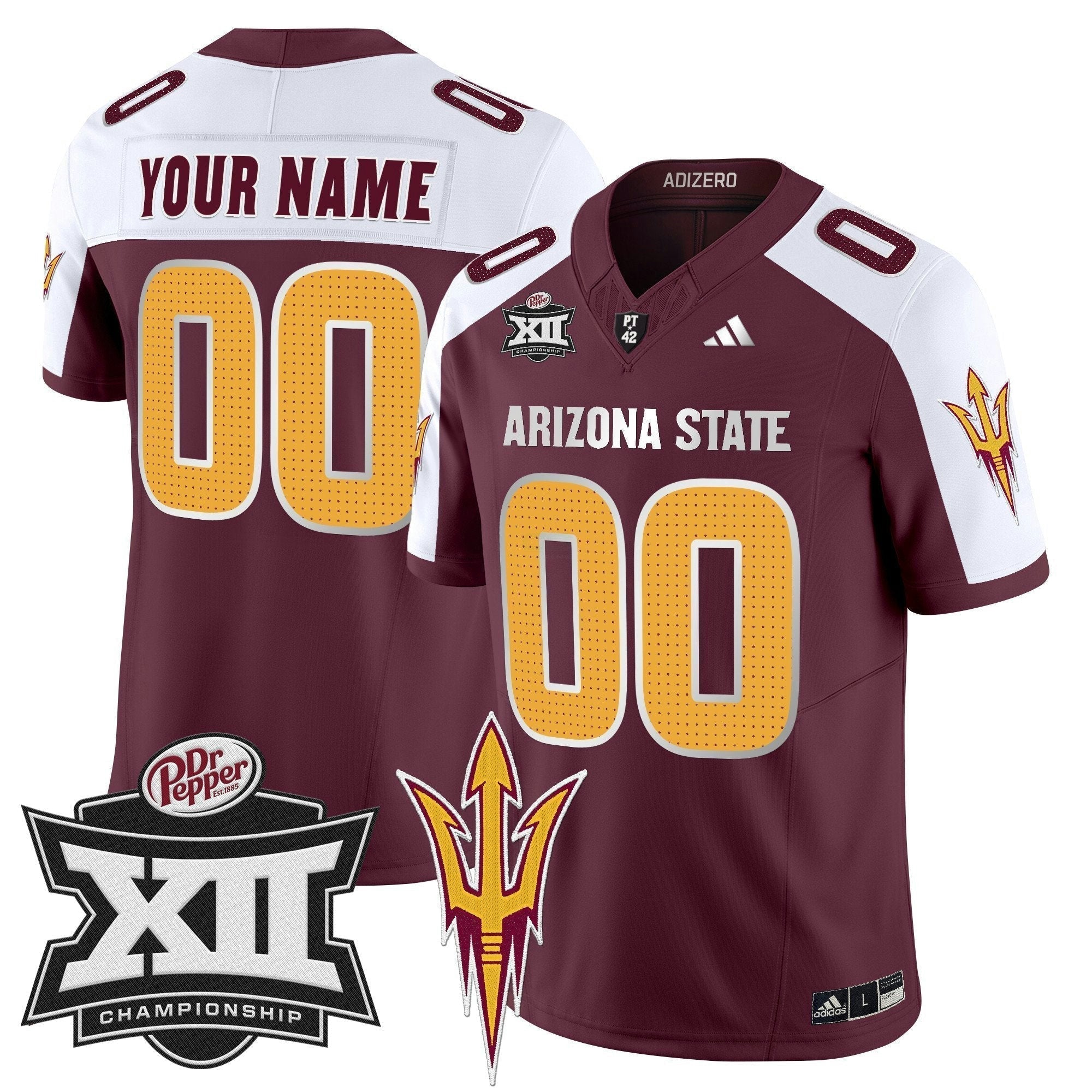 Camisa NCAA 2024 Big 12 Championship Patch Vapor Limited Jersey V2