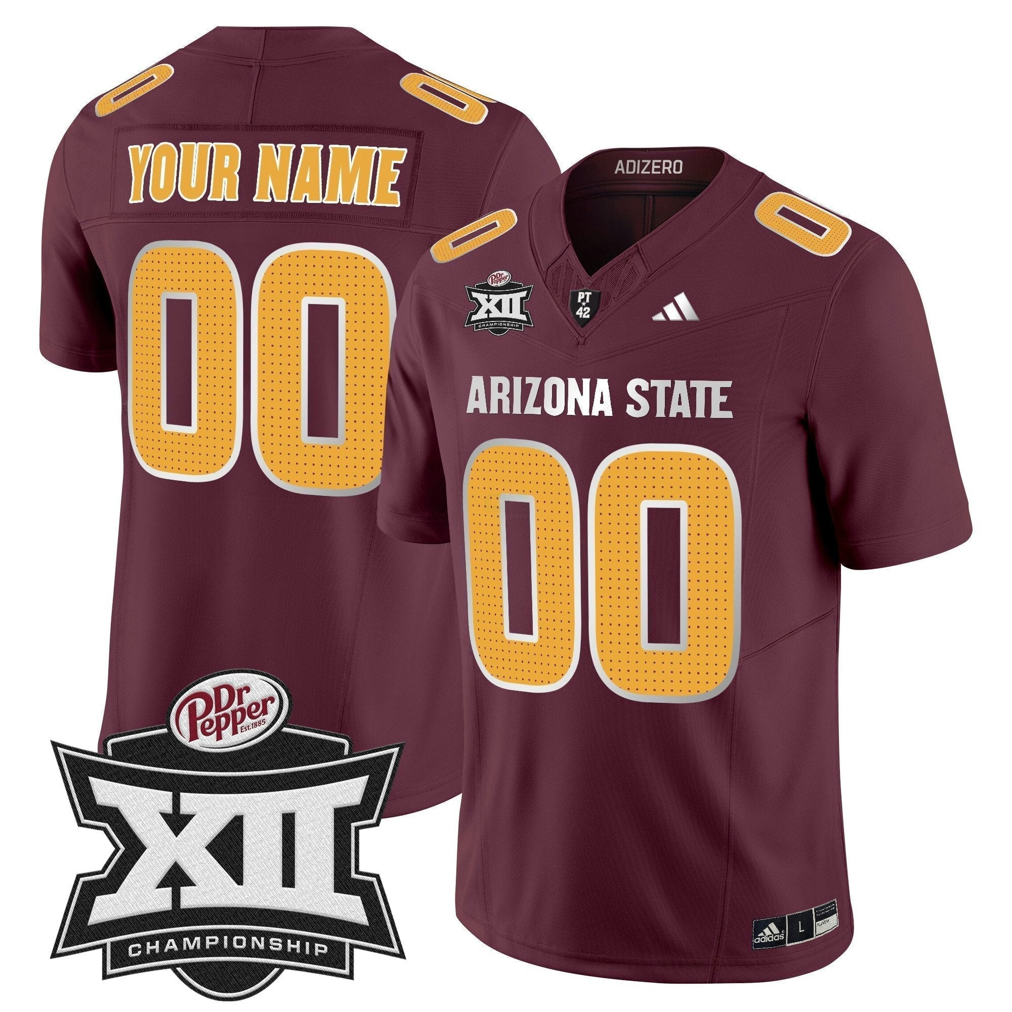 Camisa NCAA 2024 Big 12 Championship Patch Vapor Limited Jersey V2