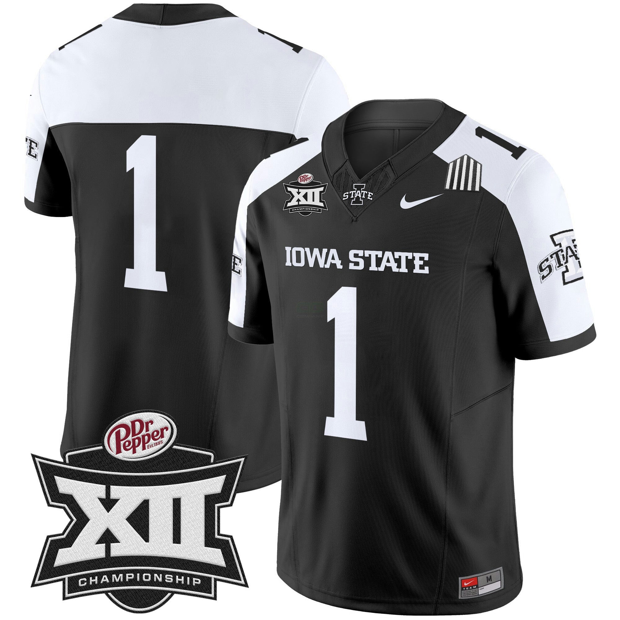 Camisa NCAA 2024 Big 12 Championship Patch Vapor Limited Jersey