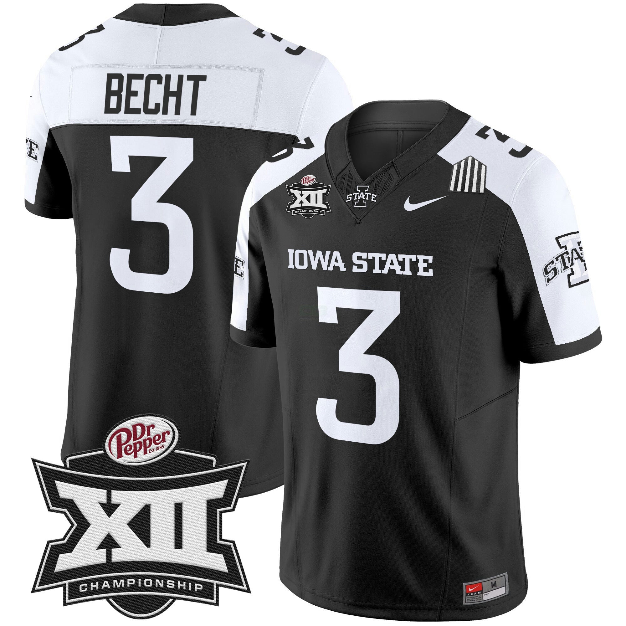 Camisa NCAA 2024 Big 12 Championship Patch Vapor Limited Jersey