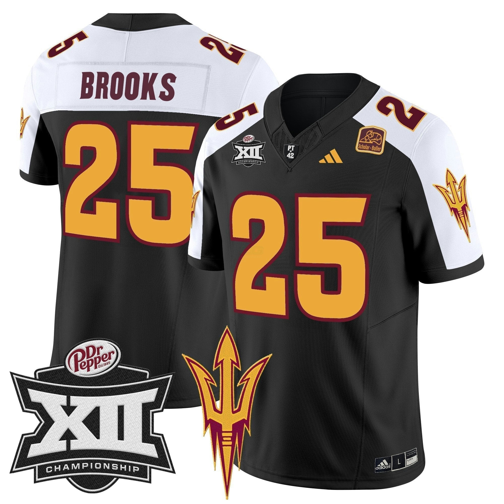 Camisa NCAA 2024 Big 12 Championship Patch Vapor Limited Jersey