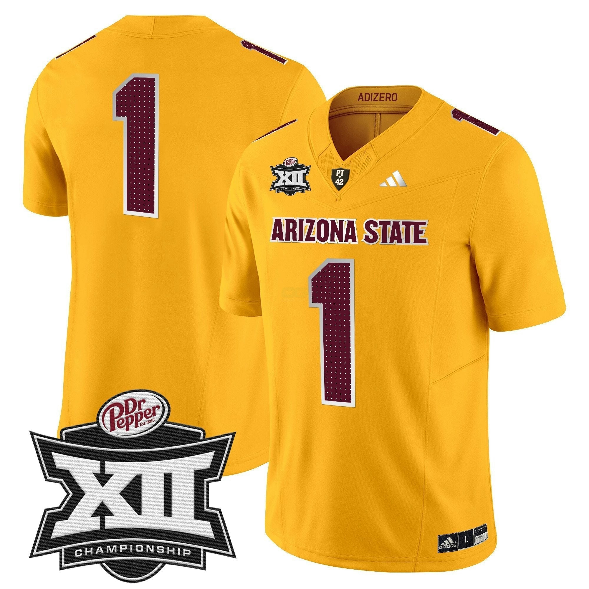 Camisa NCAA 2024 Big 12 Championship Patch Vapor Limited Jersey V2