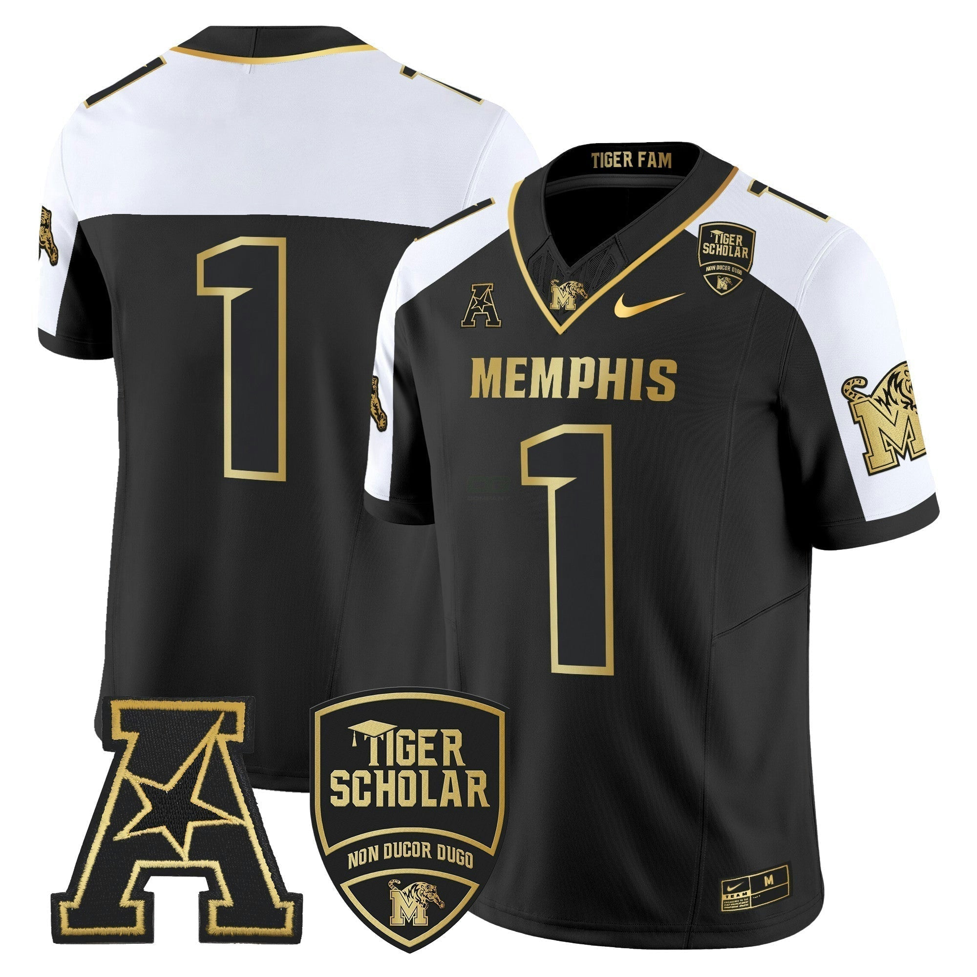 Camisa NCAA 2024 Dourada Vapor Limited Jersey