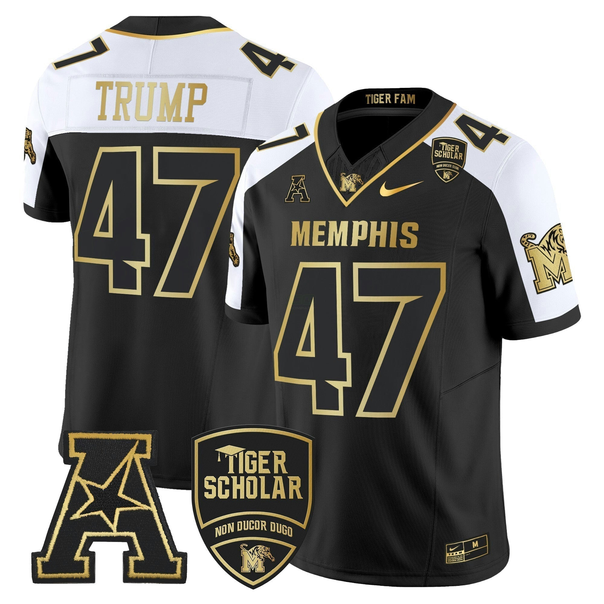 Camisa NCAA 2024 Dourada Vapor Limited Jersey