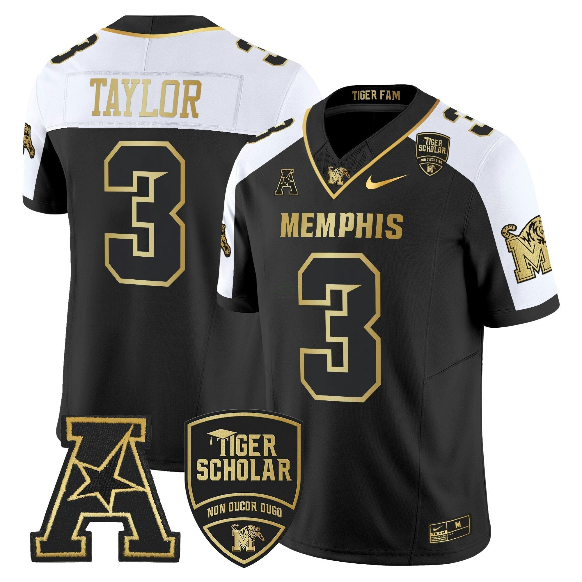 Camisa NCAA 2024 Dourada Vapor Limited Jersey