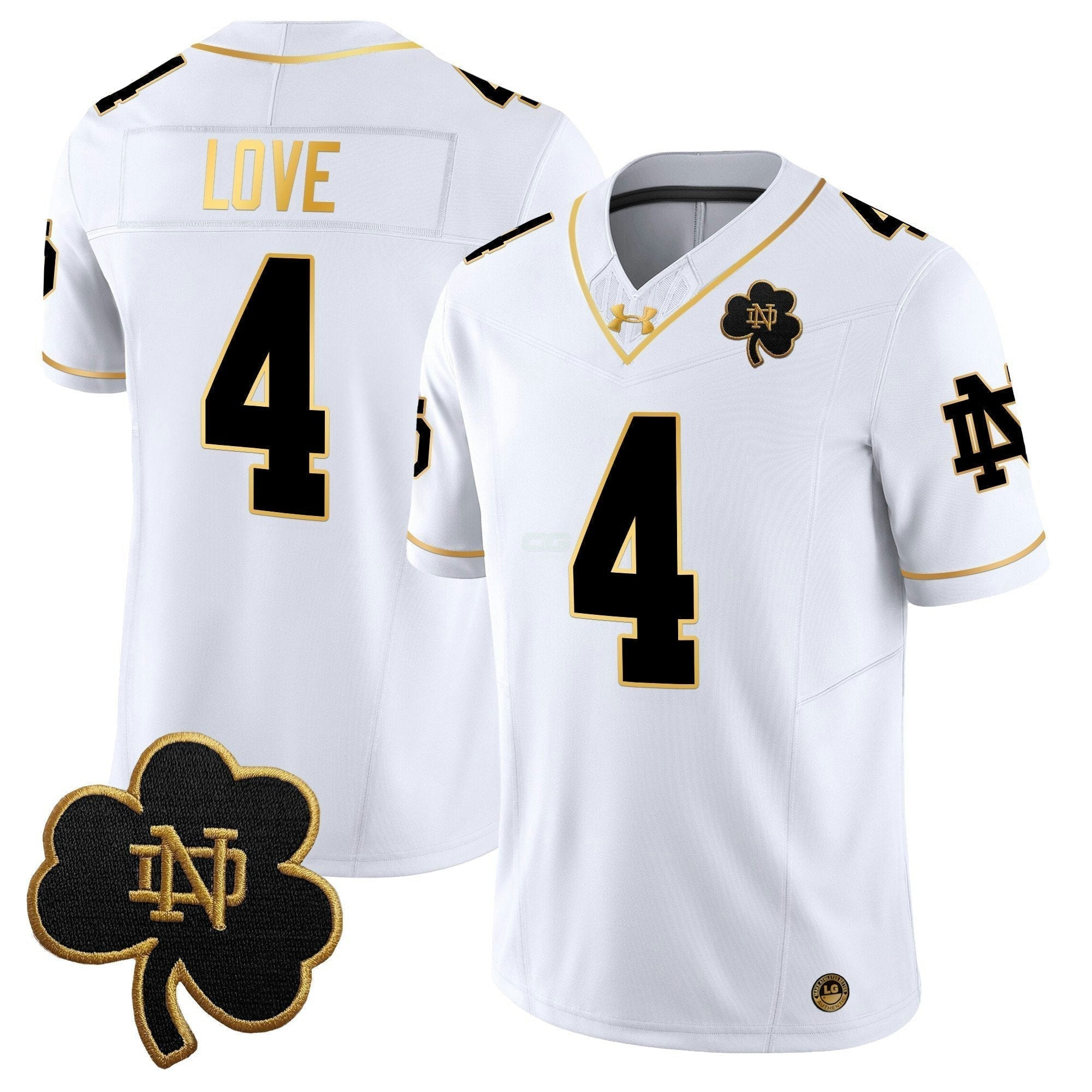 Camisa NCAA 2024 Dourada Vapor Limited Jersey