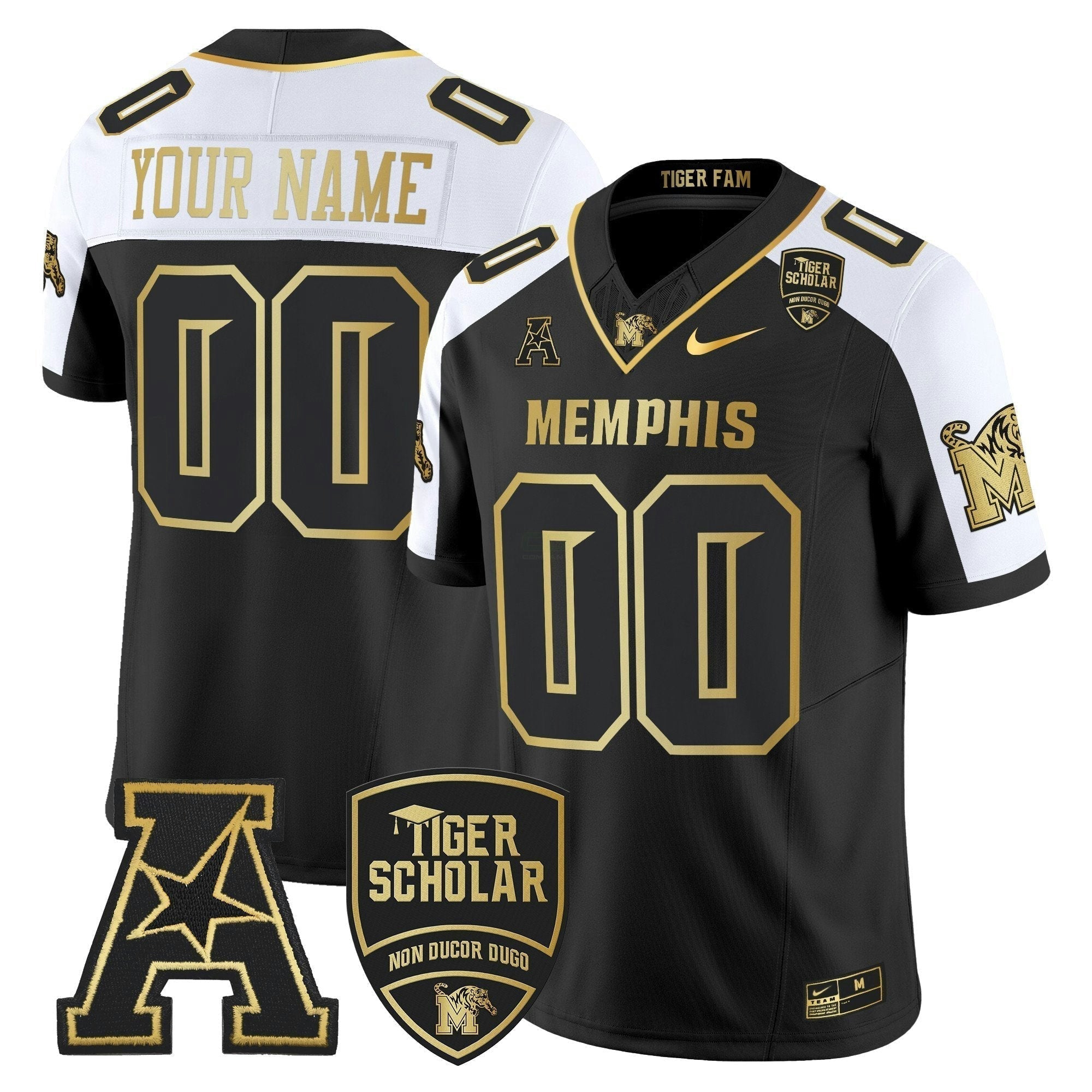 Camisa NCAA 2024 Dourada Vapor Limited Jersey