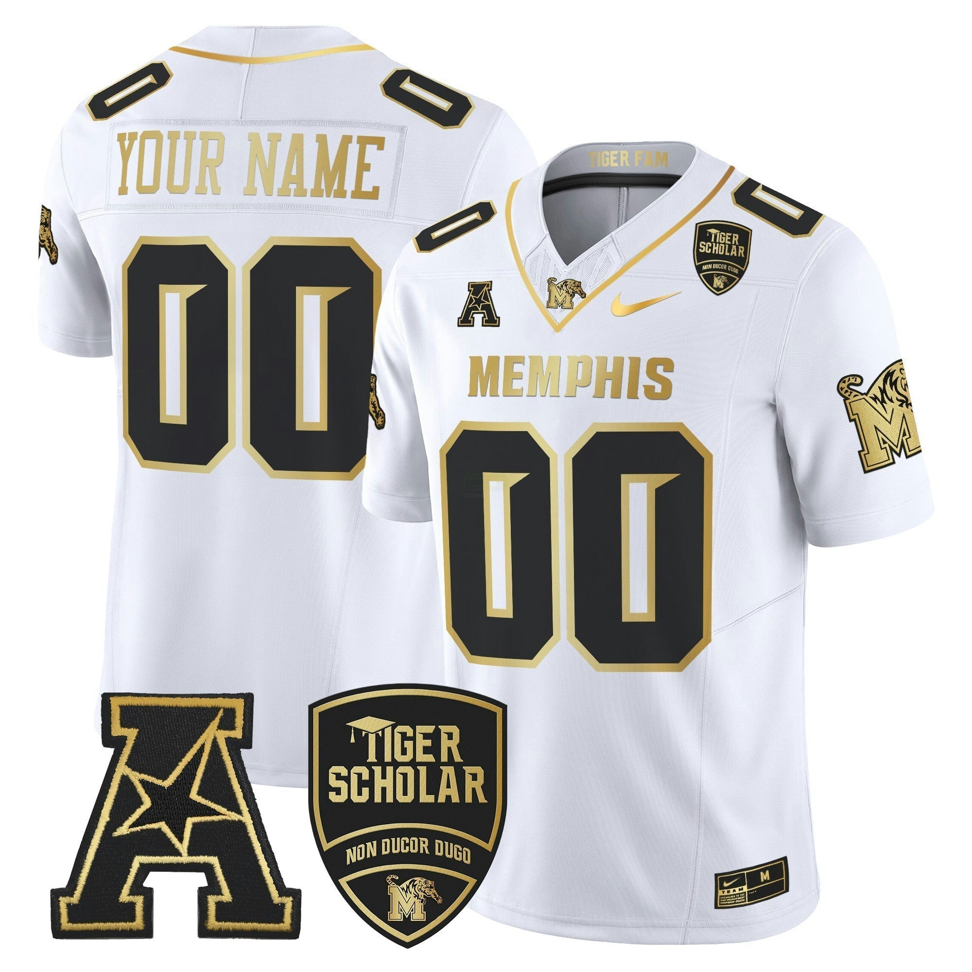 Camisa NCAA 2024 Dourada Vapor Limited Jersey