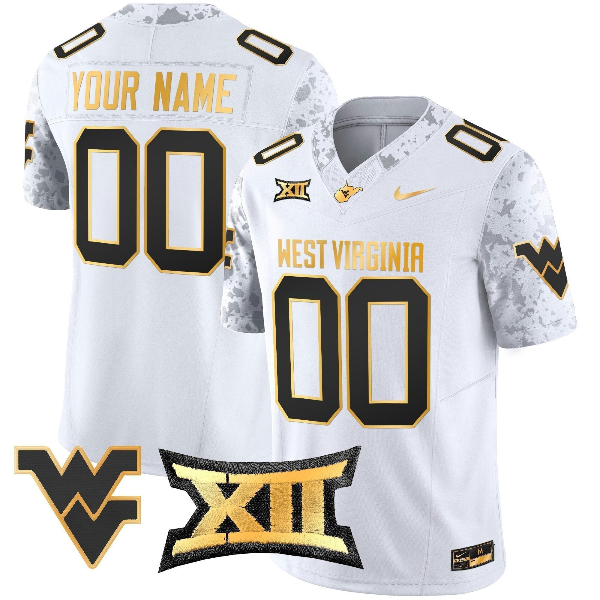 Camisa NCAA 2024 Dourada Vapor Limited Jersey