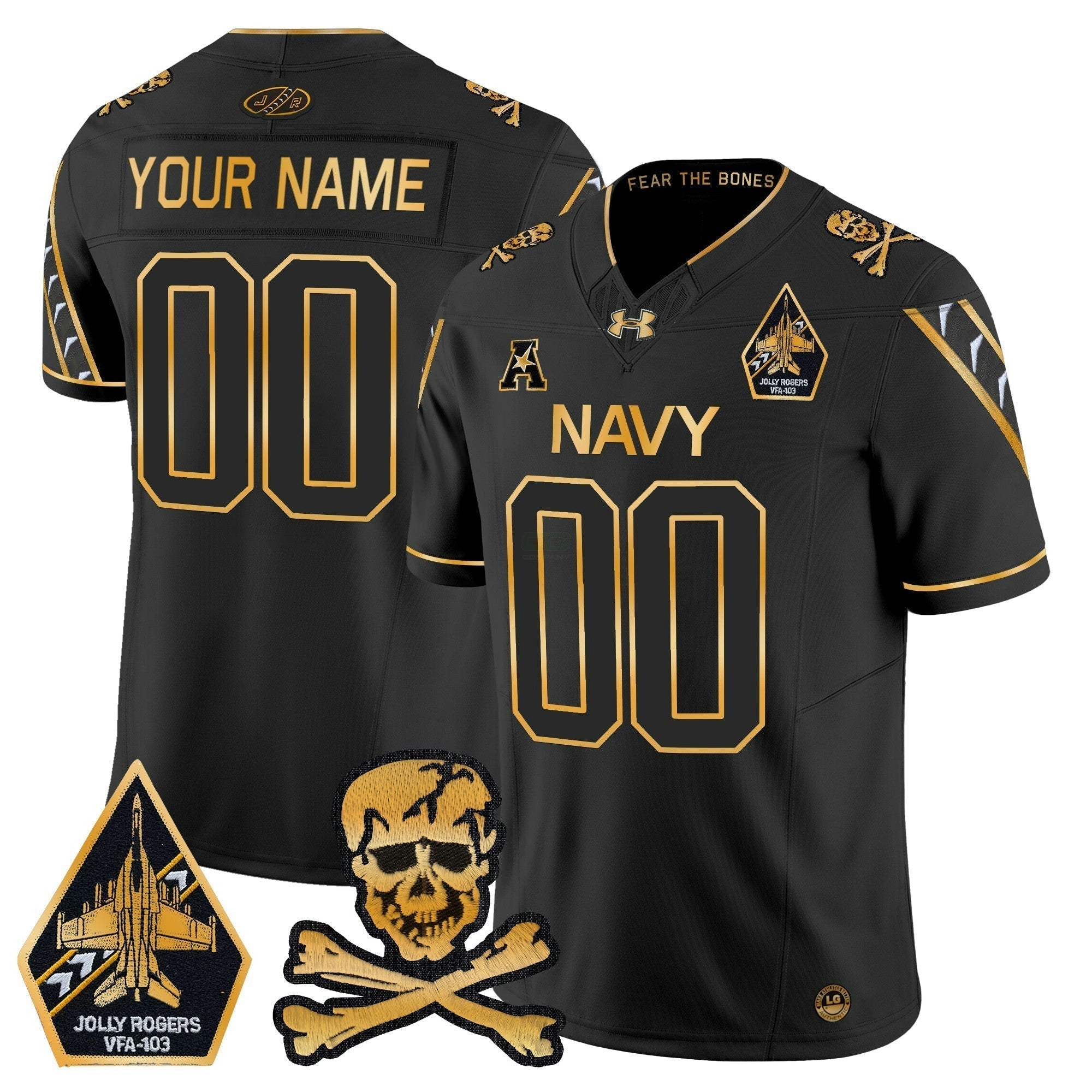 Camisa NCAA 2024 Dourada Vapor Limited Jersey