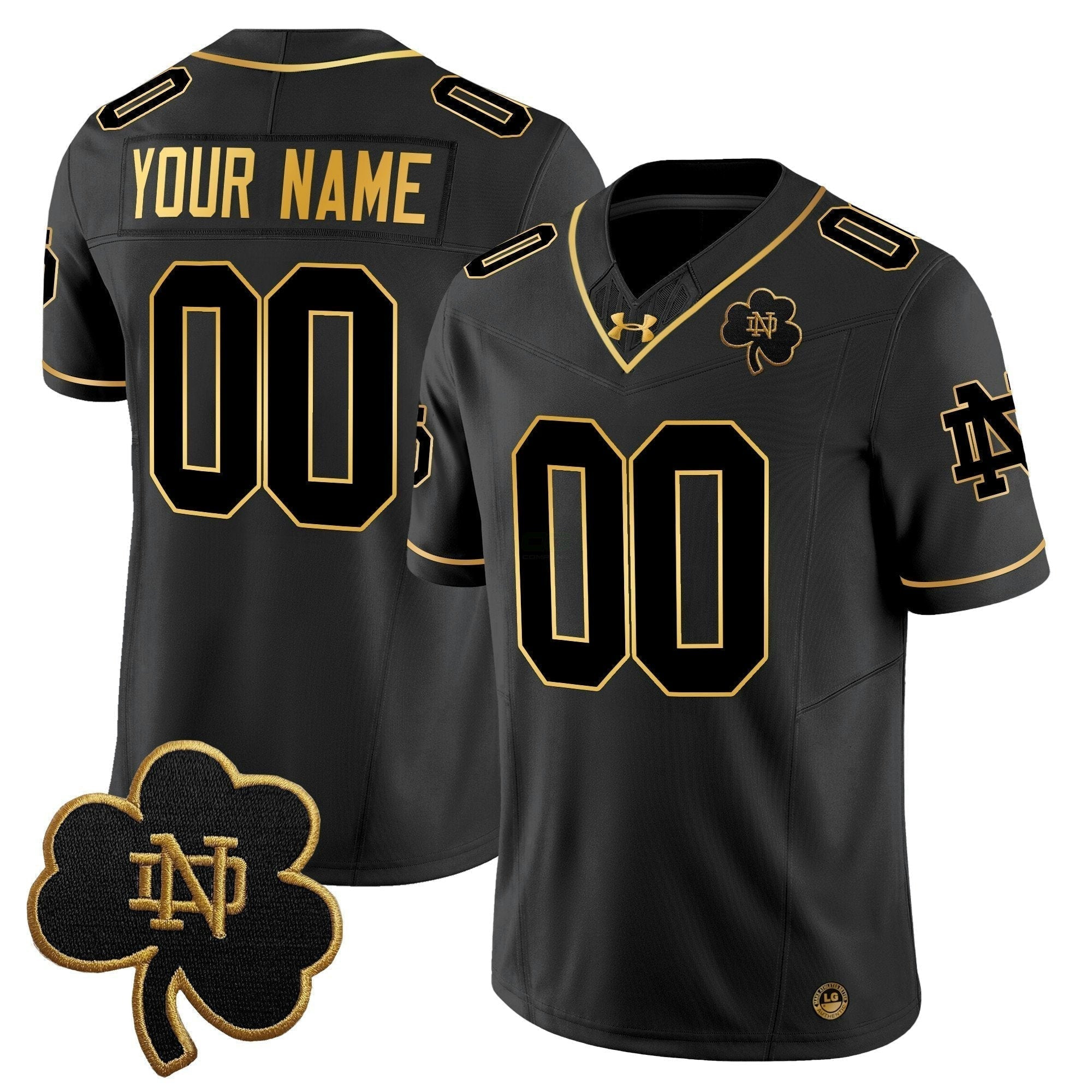 Camisa NCAA 2024 Dourada Vapor Limited Jersey