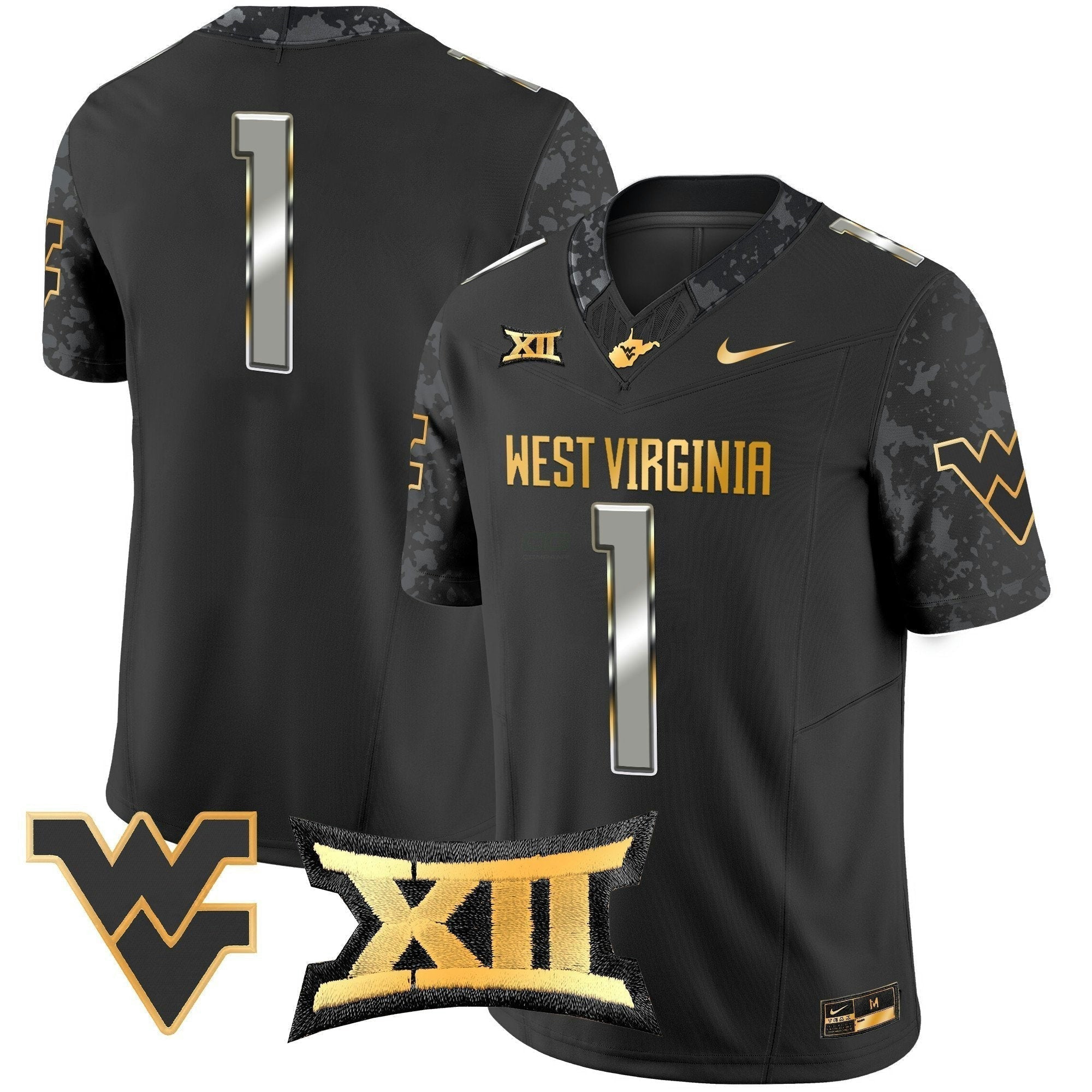 Camisa NCAA 2024 Dourada Vapor Limited Jersey