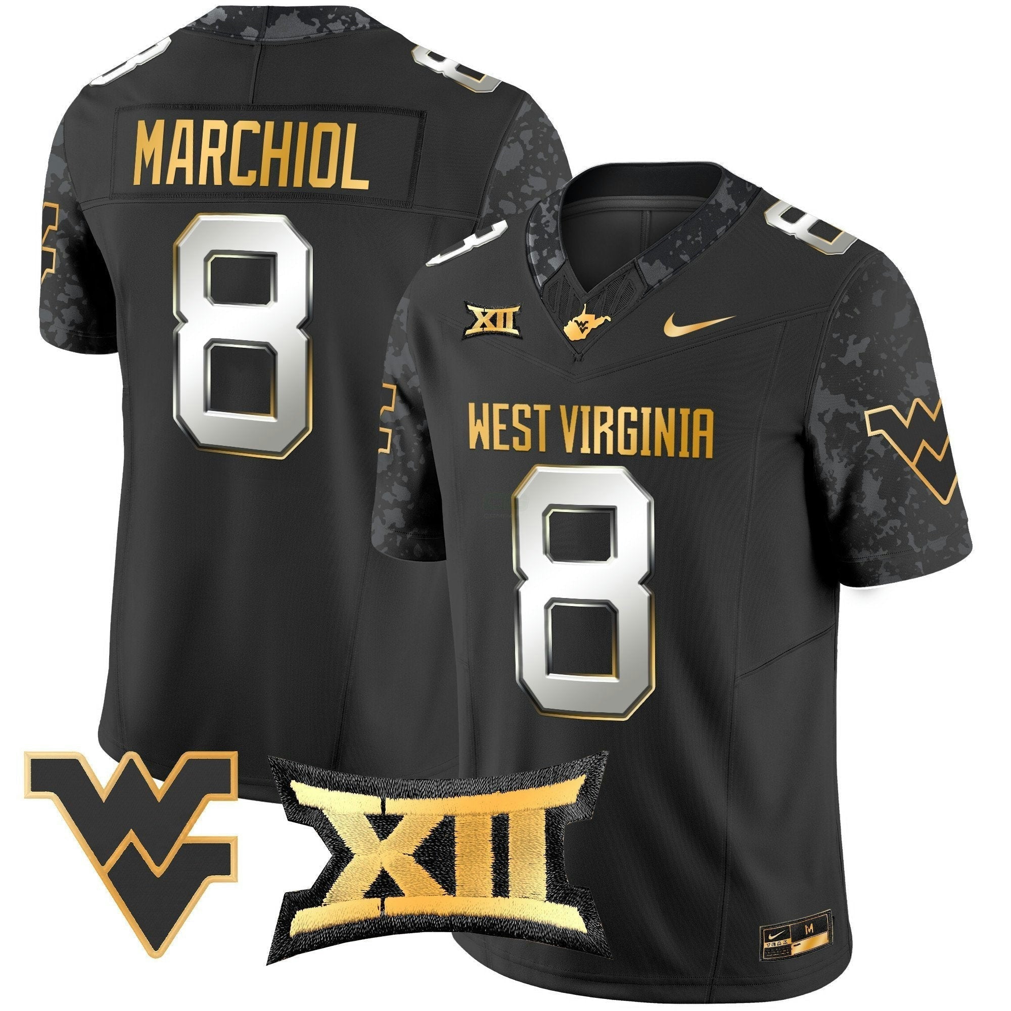 Camisa NCAA 2024 Dourada Vapor Limited Jersey