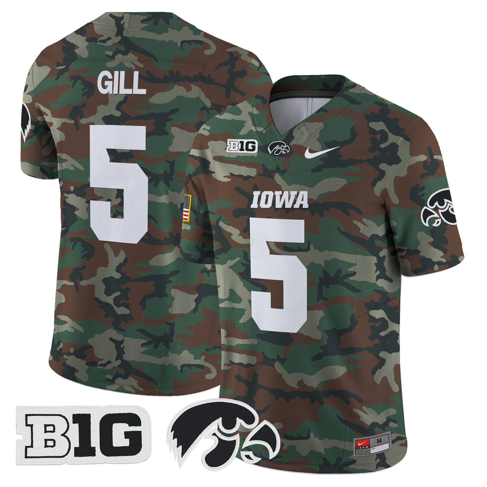 Camisa NCAA 2024 Military Vapor Limited Jersey