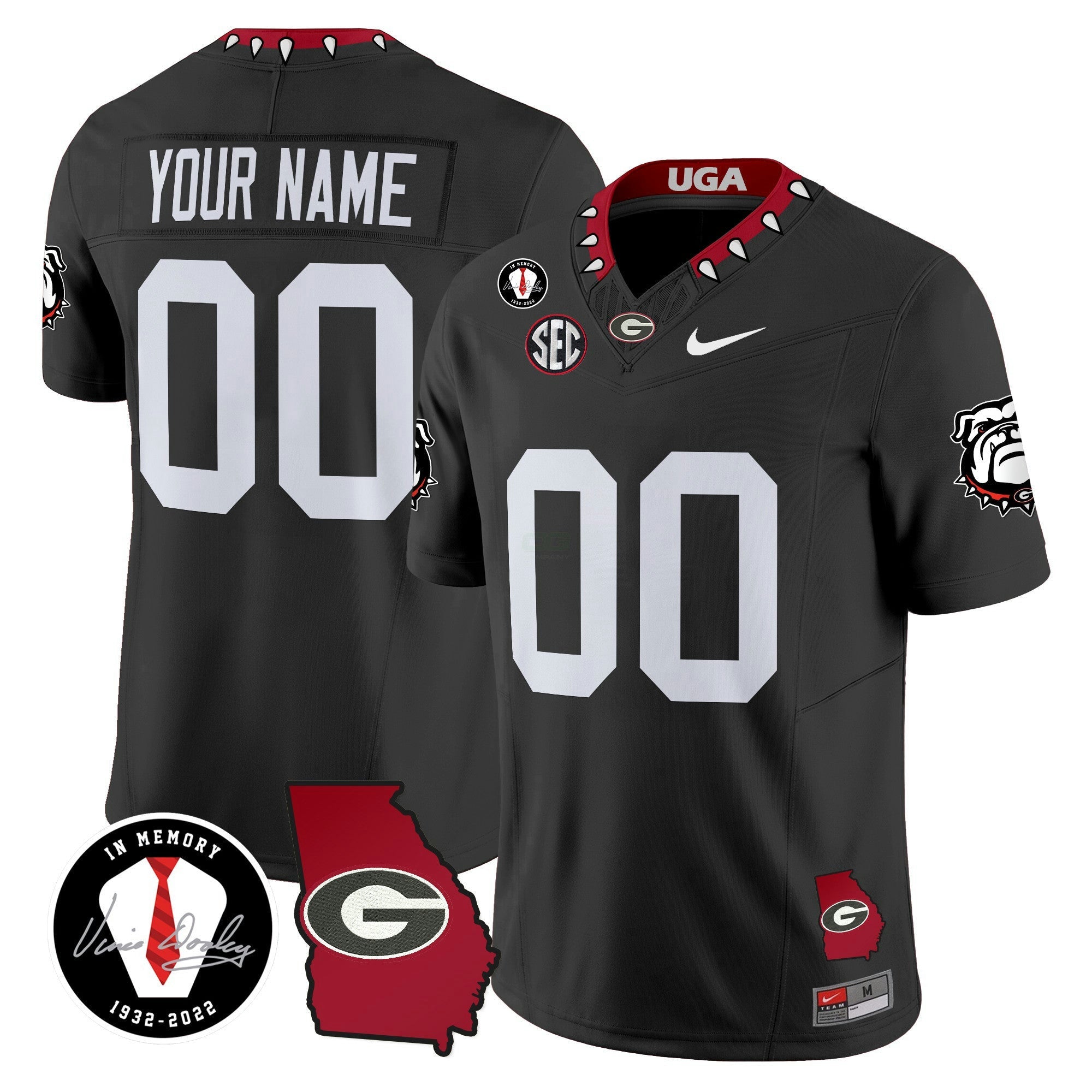 Camisa NCAA 2024 Vapor Limited Jersey V5- Georgia Map