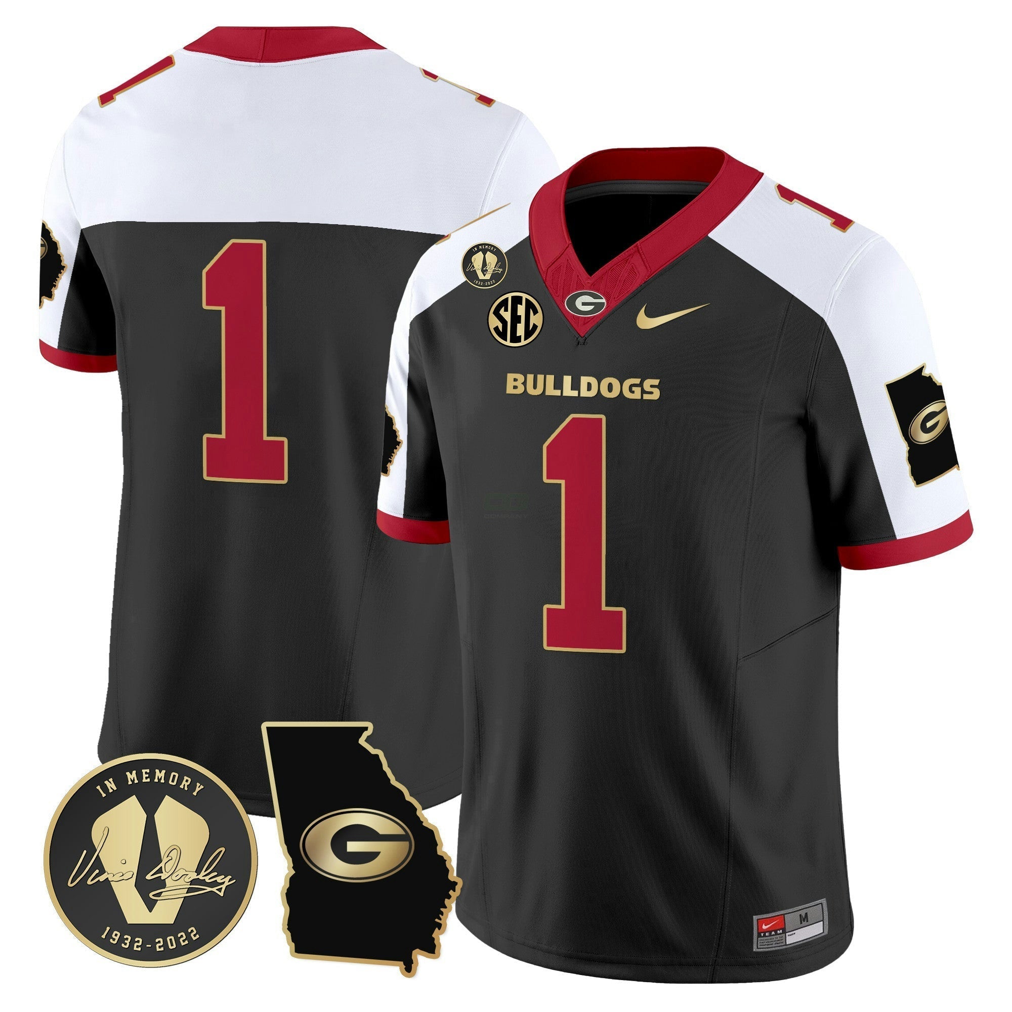 Camisa NCAA 2024 Vapor Limited Jersey V3 - Georgia Map