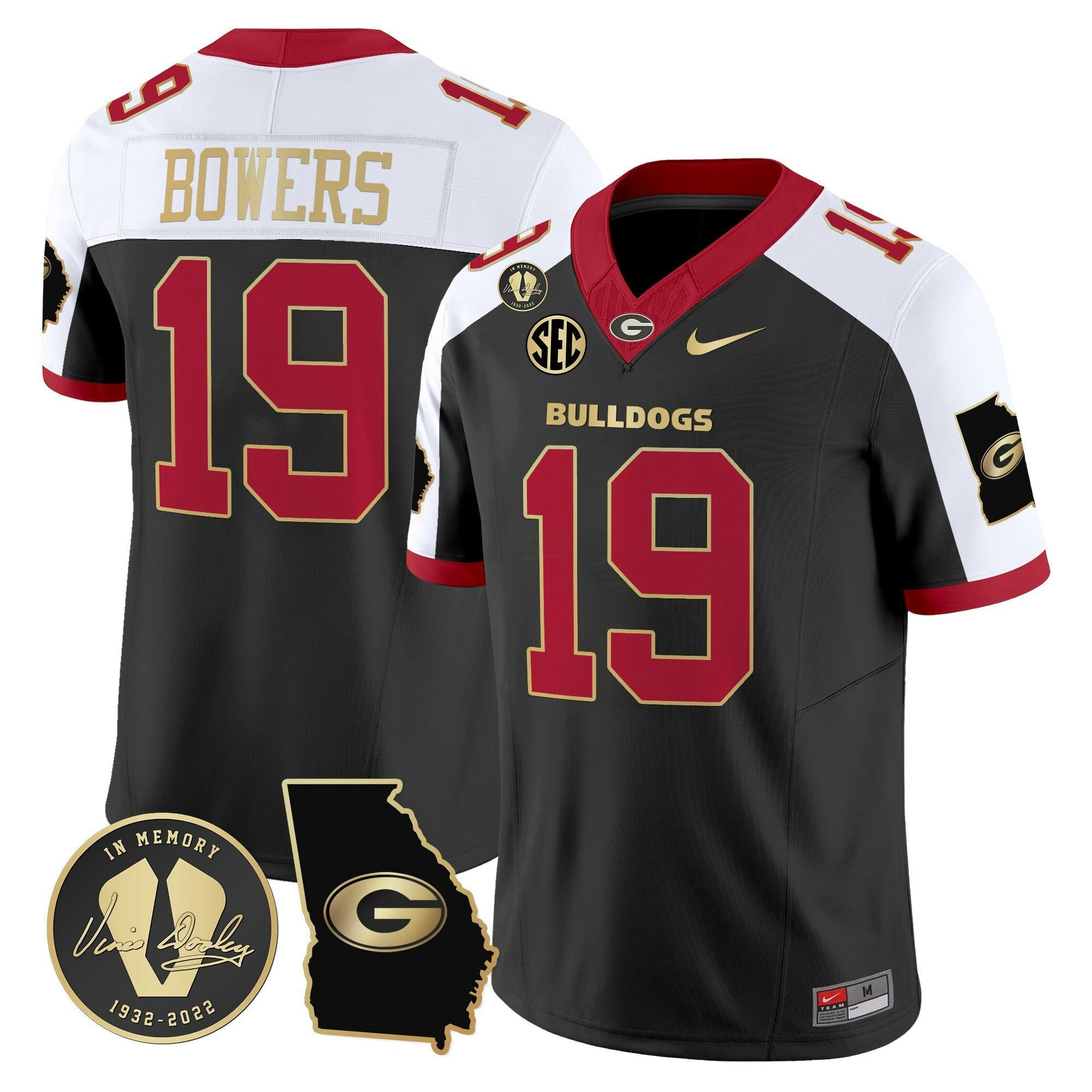 Camisa NCAA 2024 Vapor Limited Jersey V3 - Georgia Map