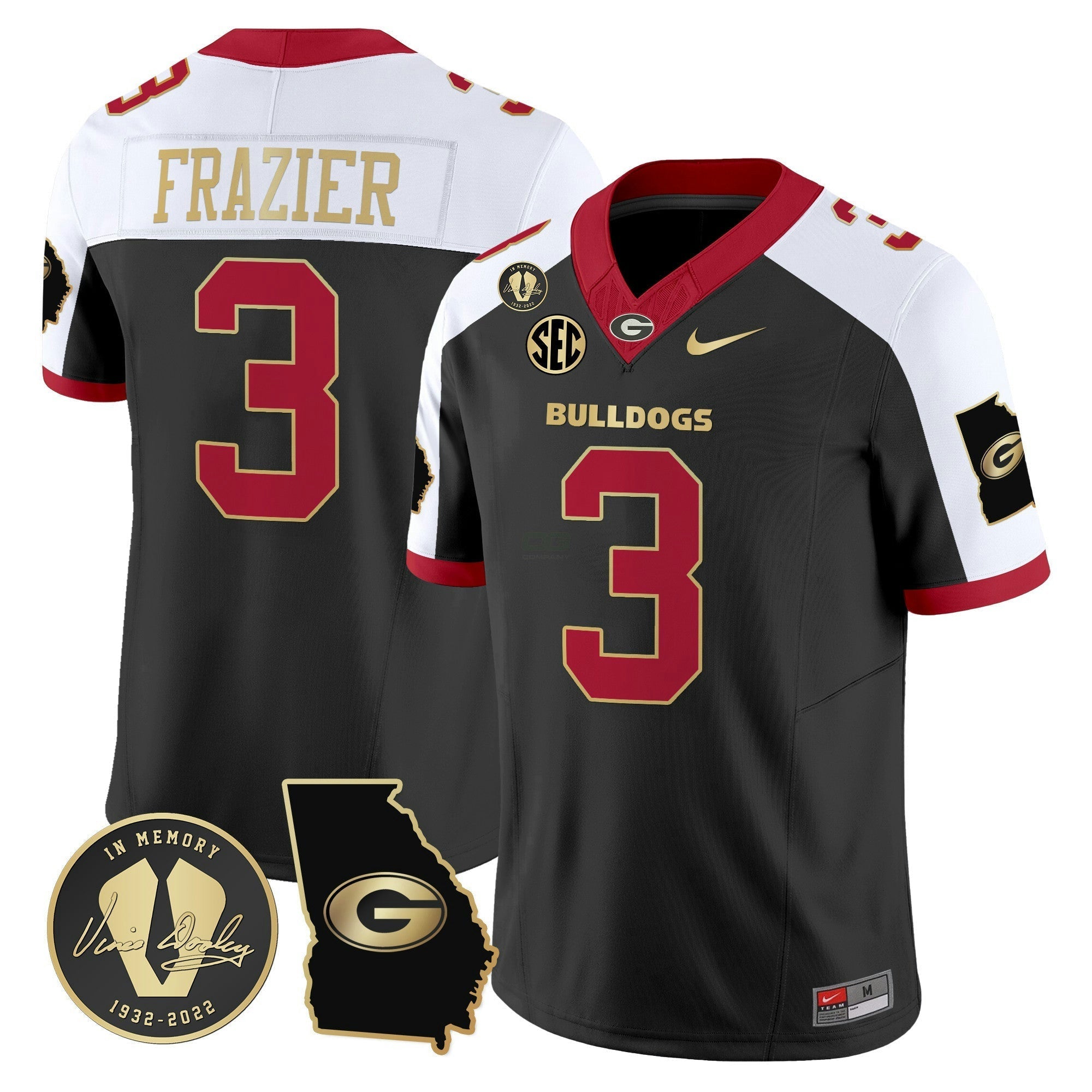 Camisa NCAA 2024 Vapor Limited Jersey V3 - Georgia Map