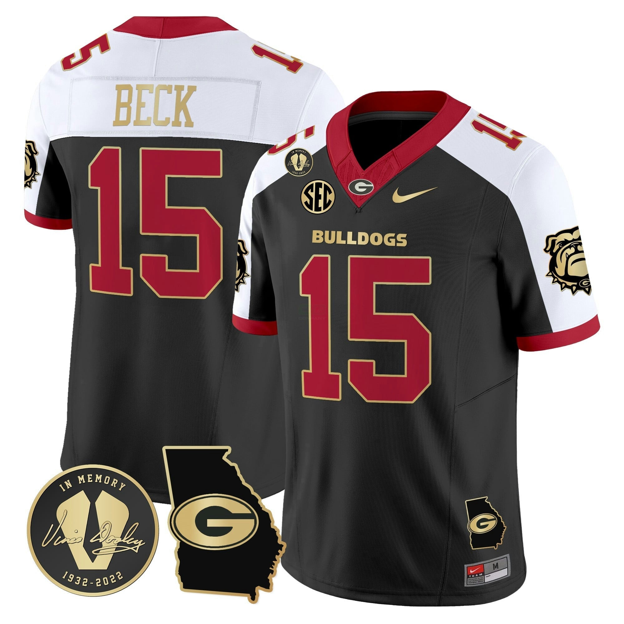 Camisa NCAA 2024 Vapor Limited Jersey V5 - Georgia Map