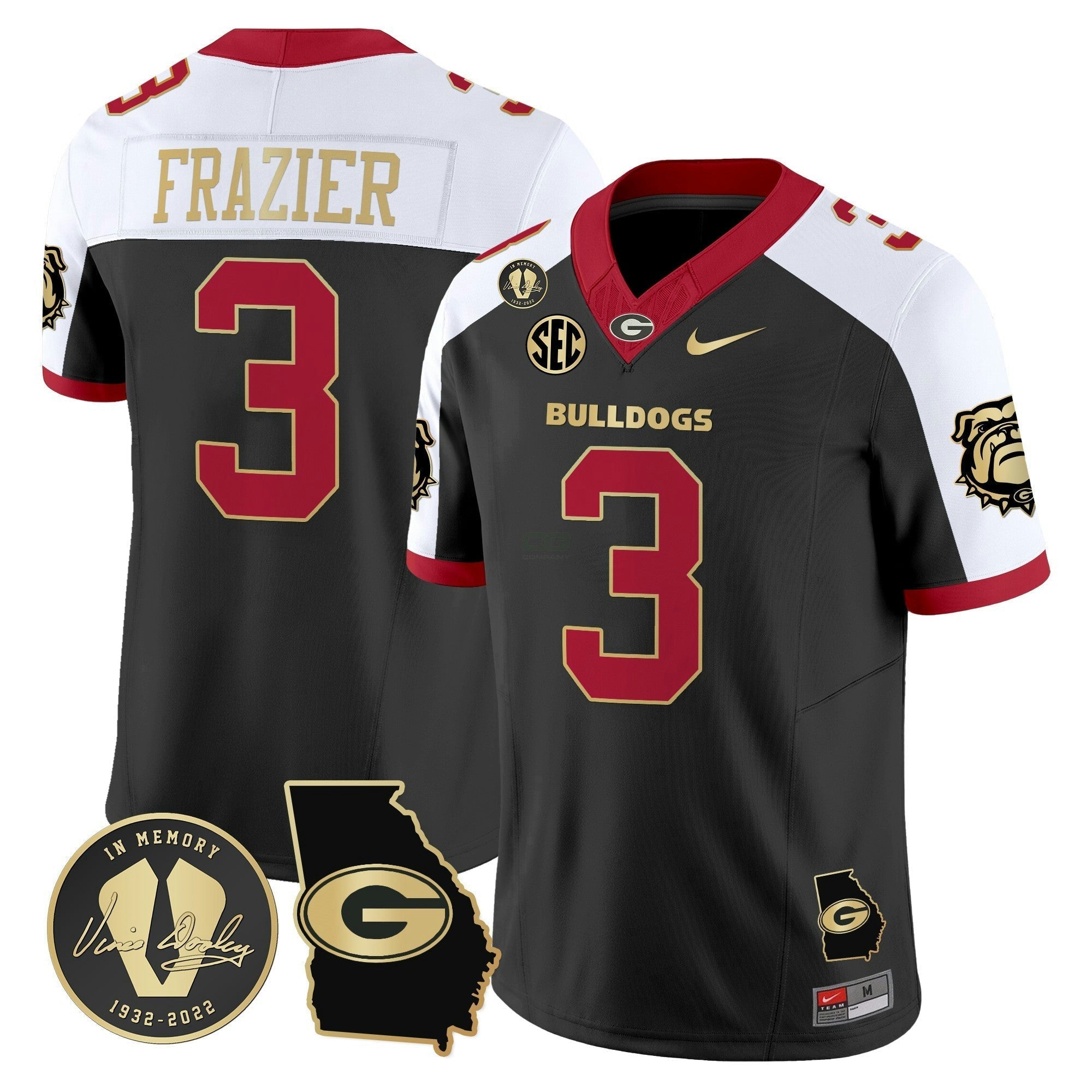 Camisa NCAA 2024 Vapor Limited Jersey V5 - Georgia Map