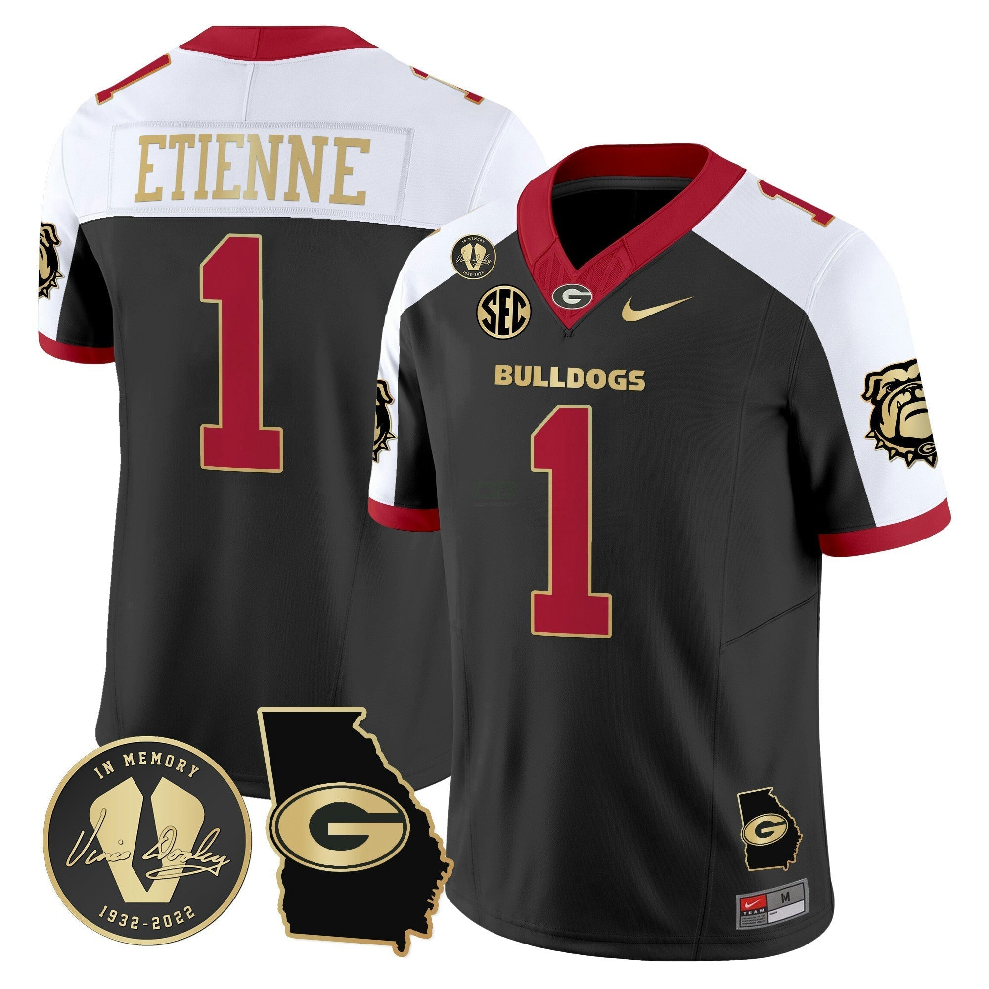 Camisa NCAA 2024 Vapor Limited Jersey V5 - Georgia Map