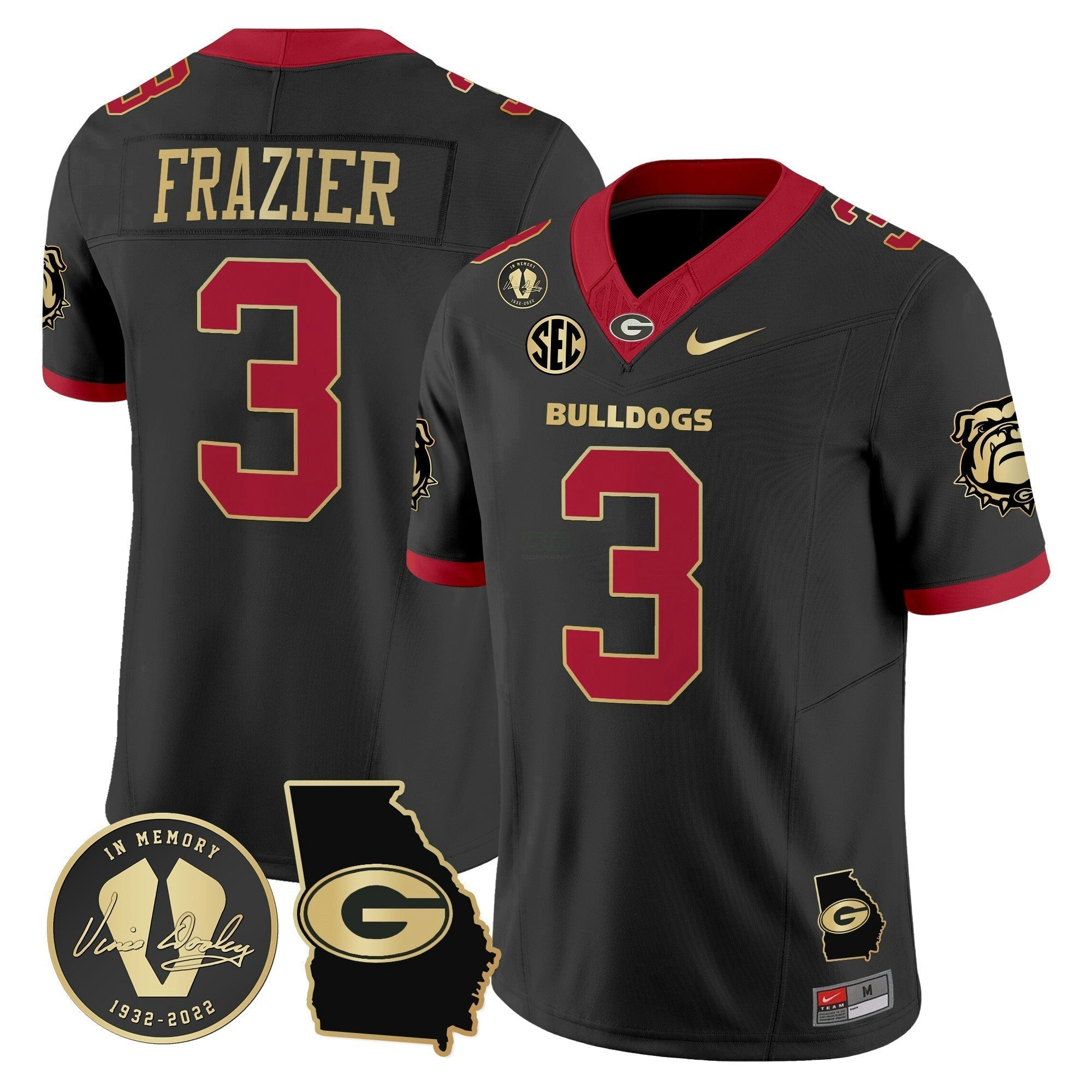 Camisa NCAA 2024 Vapor Limited Jersey V5 - Georgia Map