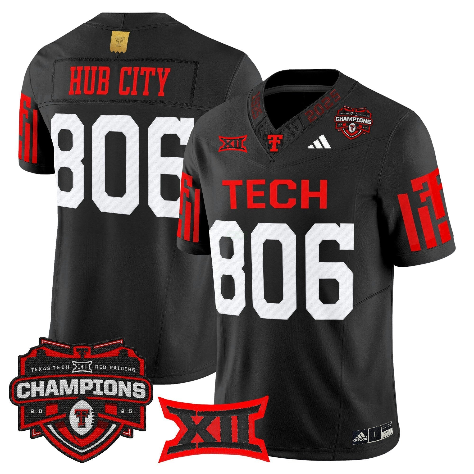Camisa NCAA 2025 Big 12 Champions Vapor Limited Jersey