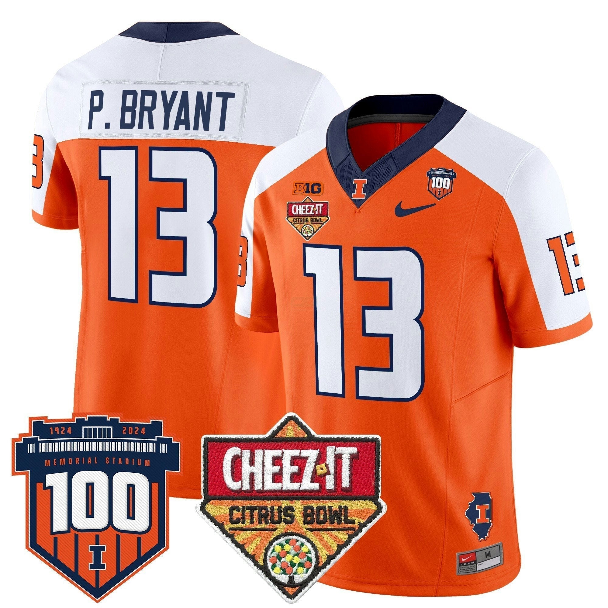 Camisa NCAA 2025 Cheez-It Citrus Bowl Patch Vapor Limited Jersey