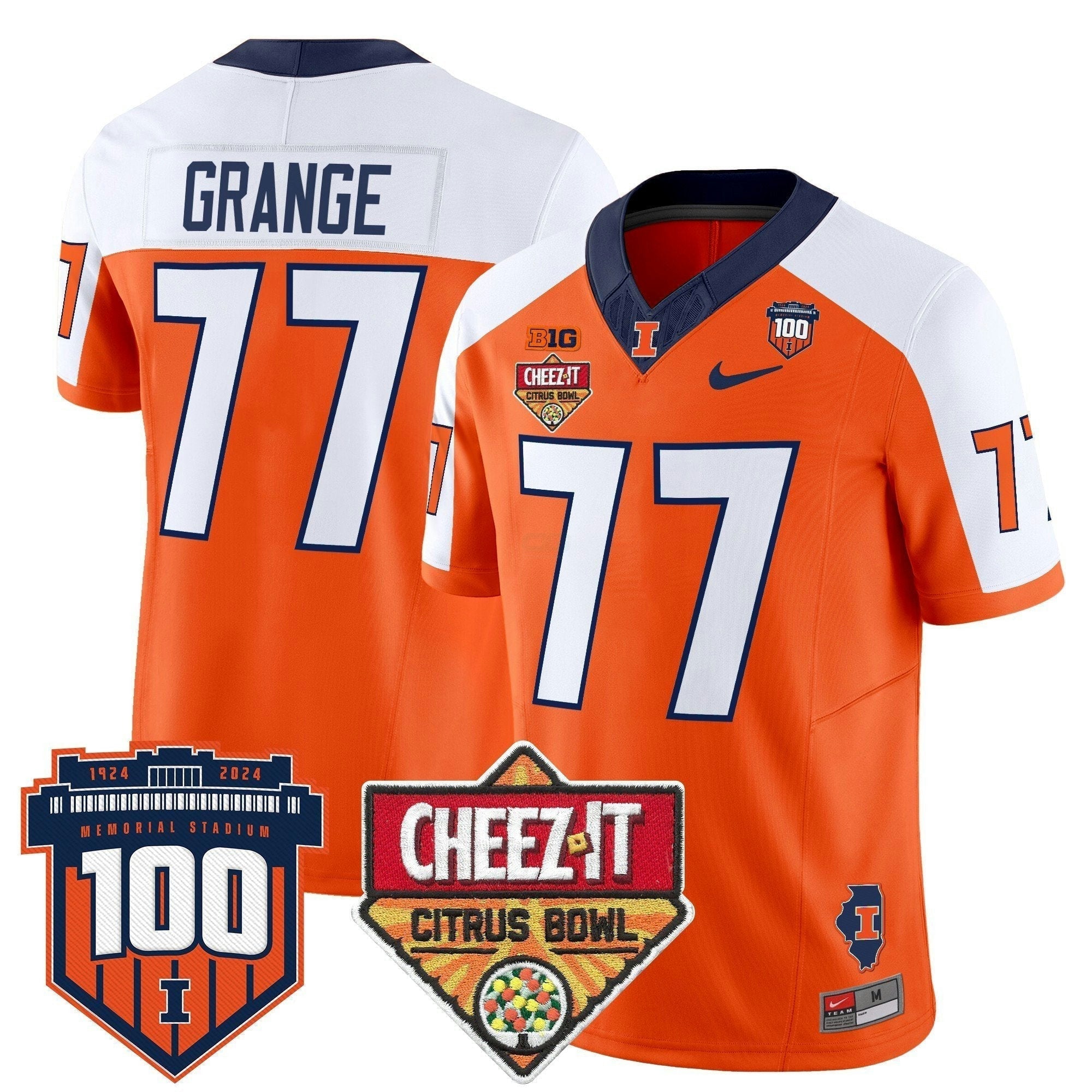 Camisa NCAA 2025 Cheez-It Citrus Bowl Patch Vapor Limited Jersey