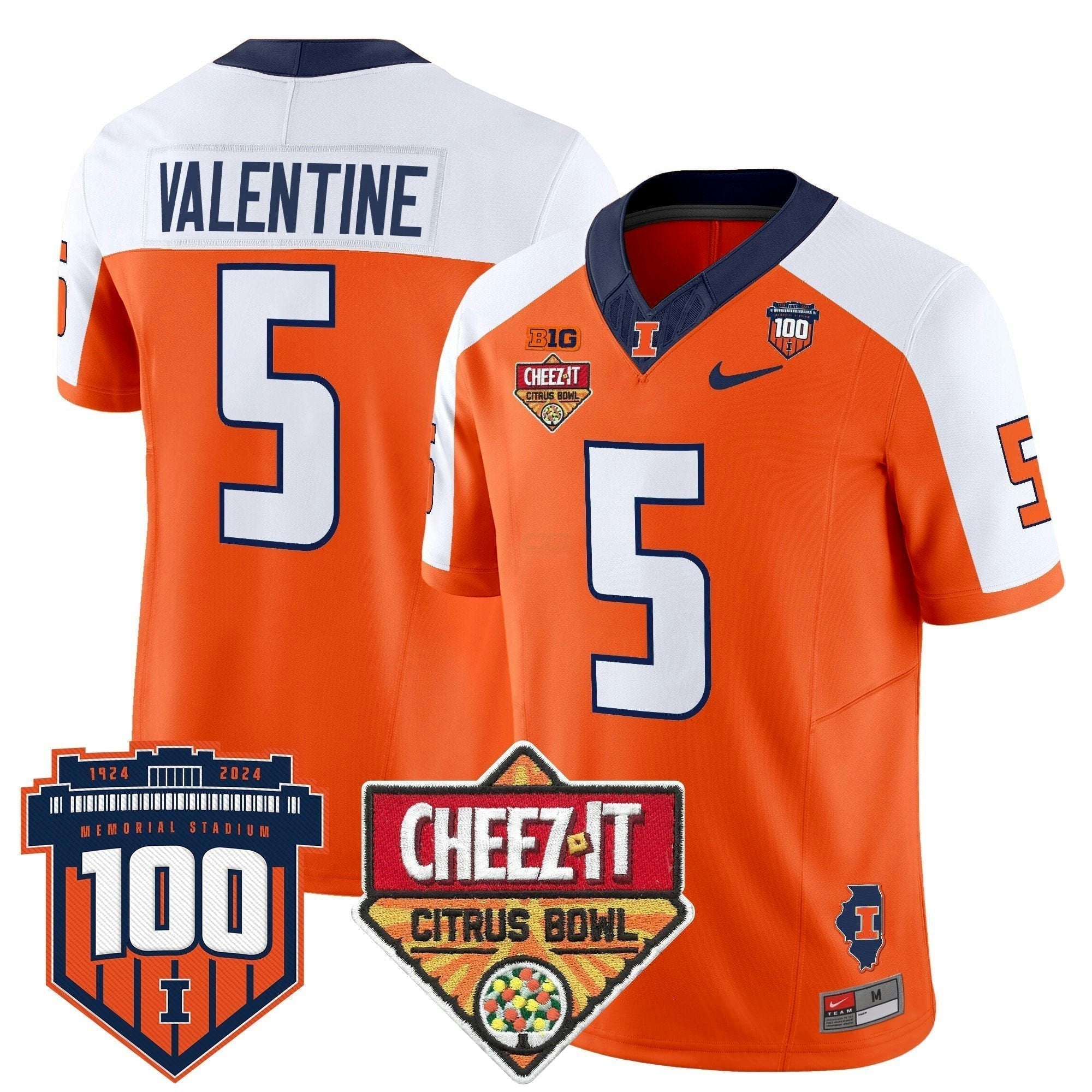 Camisa NCAA 2025 Cheez-It Citrus Bowl Patch Vapor Limited Jersey