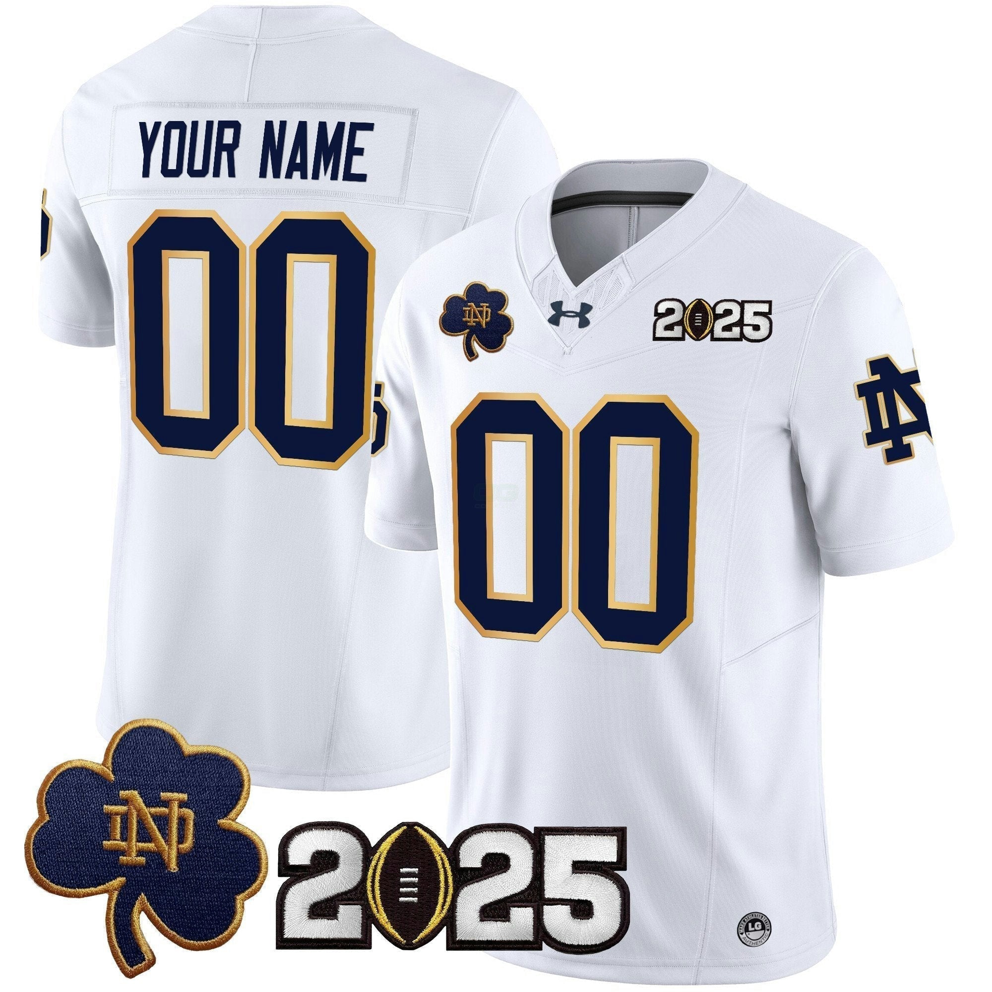 Camisa NCAA 2025 College Football Playoff Final Patch Vapor Limited Jersey