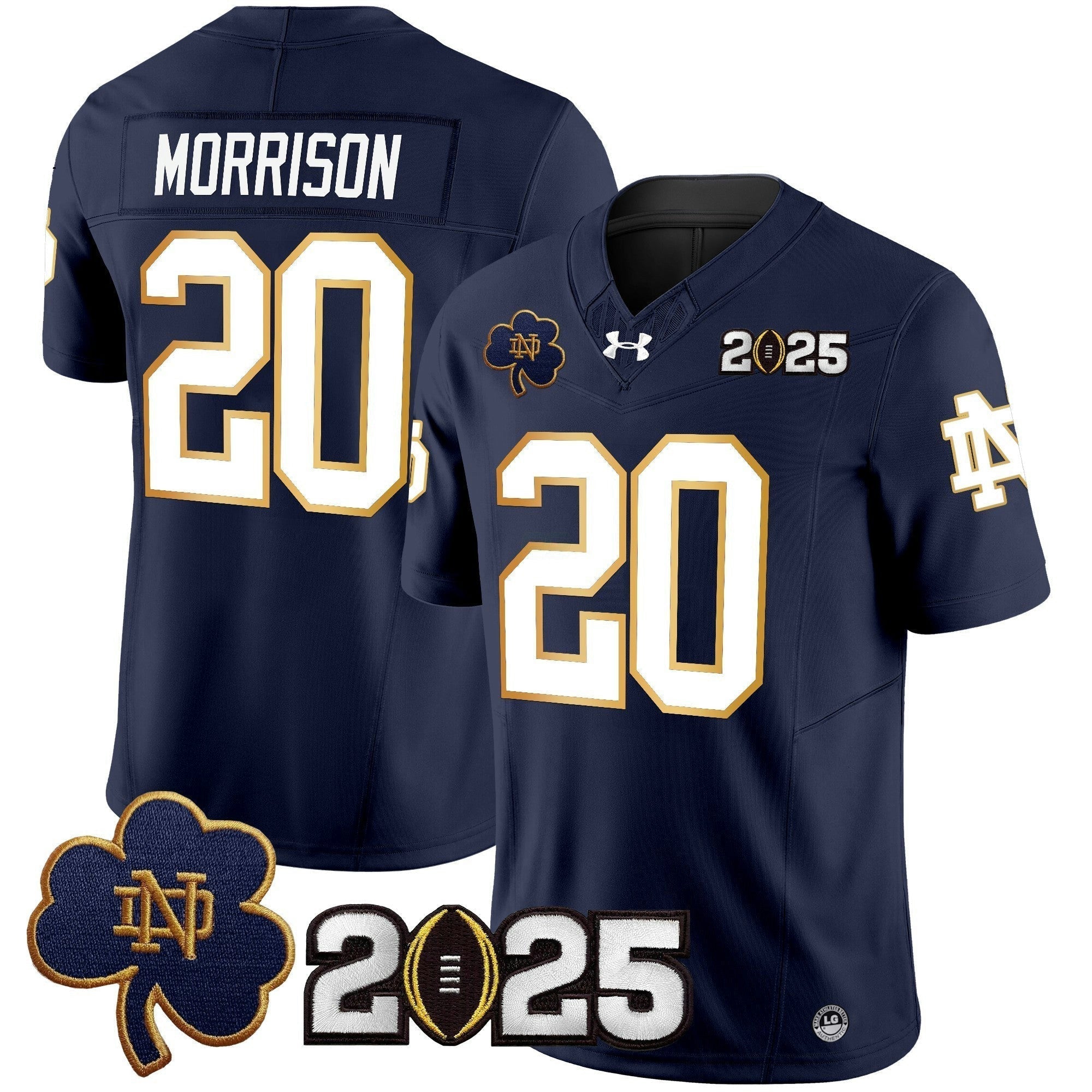 Camisa NCAA 2025 College Football Playoff Final Patch Vapor Limited Jersey