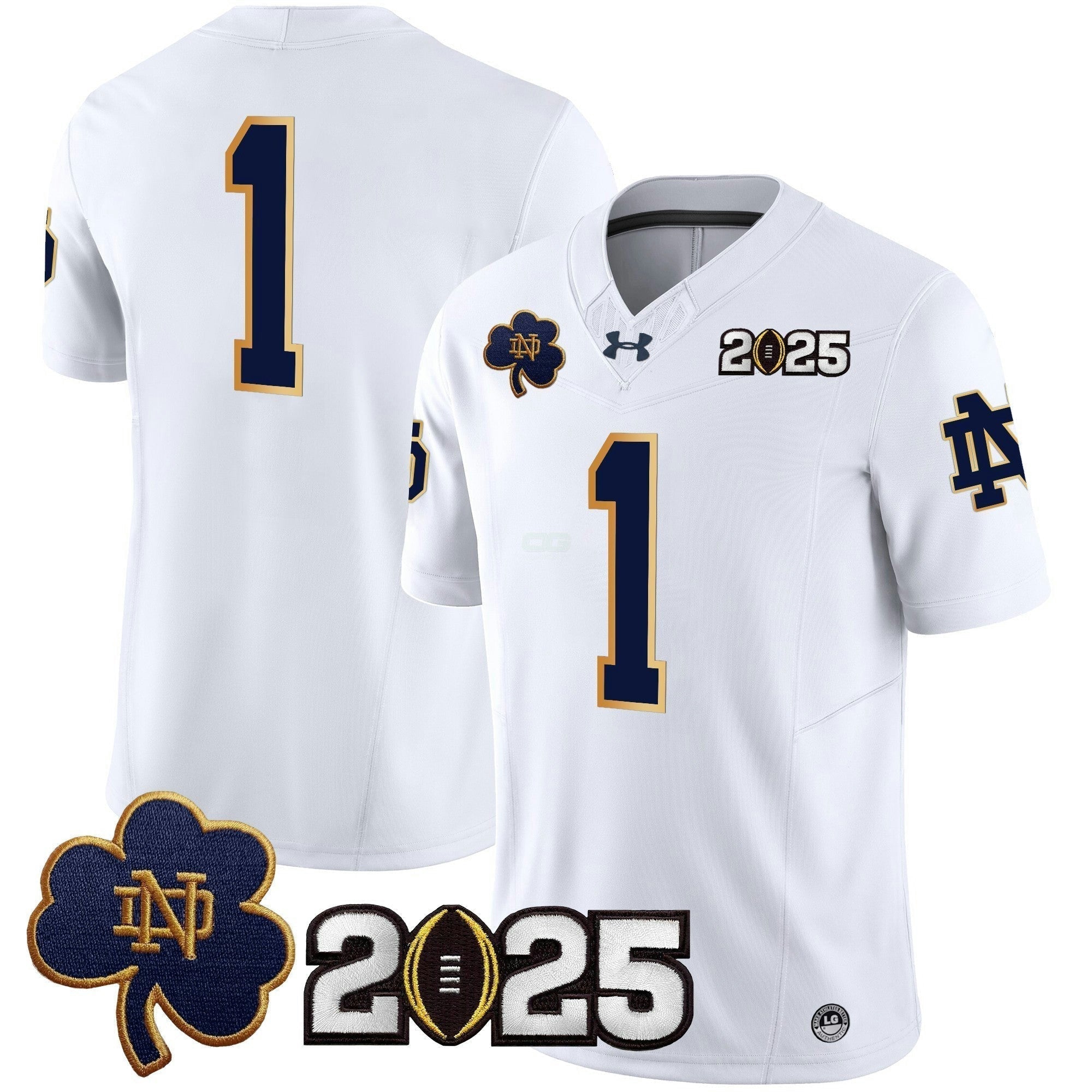 Camisa NCAA 2025 College Football Playoff Final Patch Vapor Limited Jersey