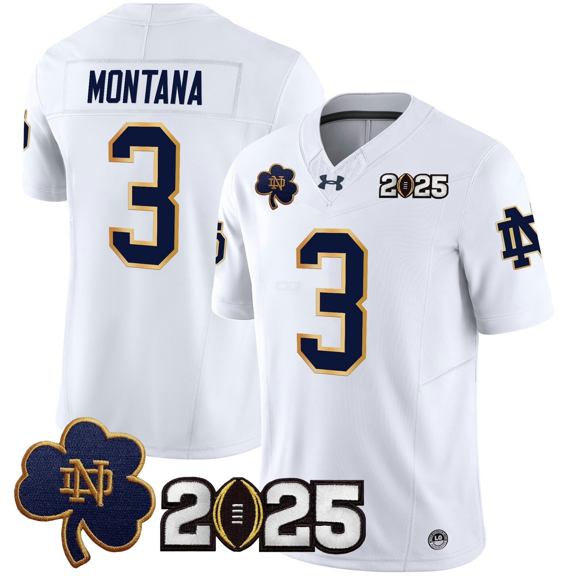 Camisa NCAA 2025 College Football Playoff Final Patch Vapor Limited Jersey