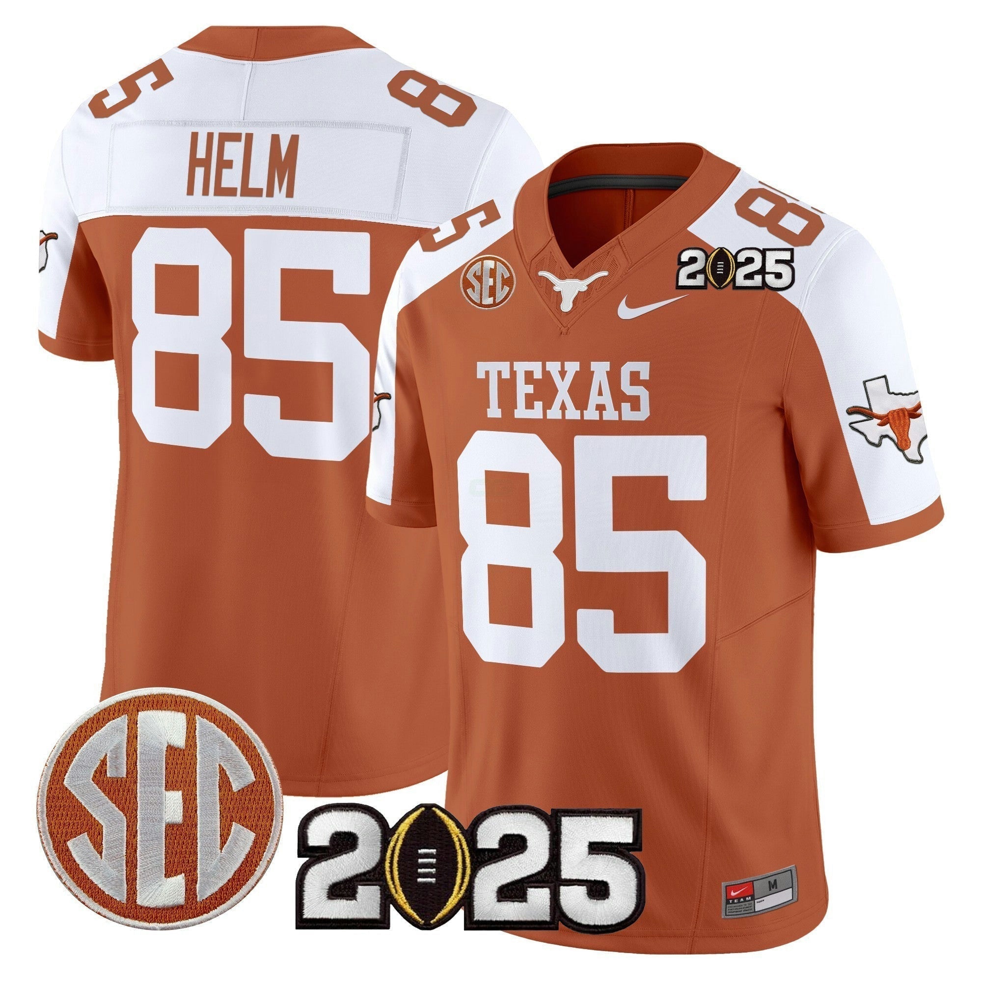 Camisa NCAA 2025 College Football Playoff Final Patch Vapor Limited Jersey