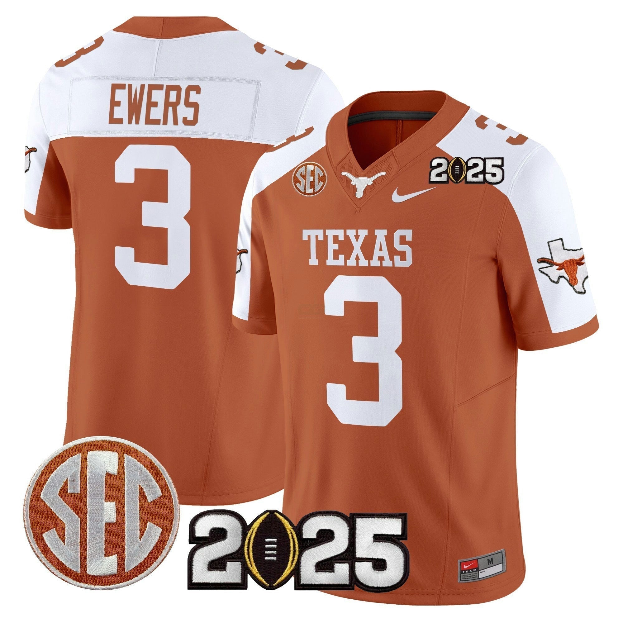 Camisa NCAA 2025 College Football Playoff Final Patch Vapor Limited Jersey