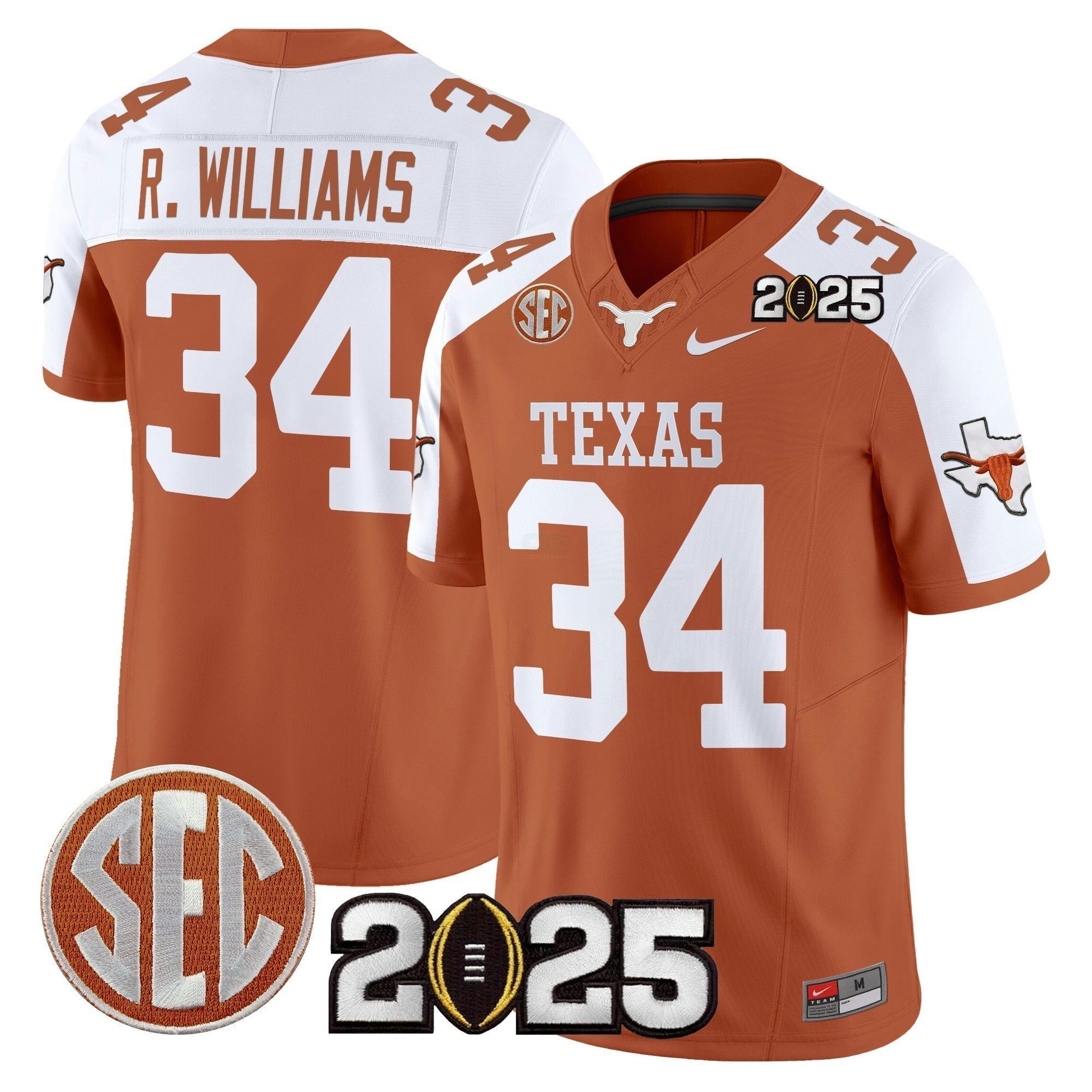 Camisa NCAA 2025 College Football Playoff Final Patch Vapor Limited Jersey